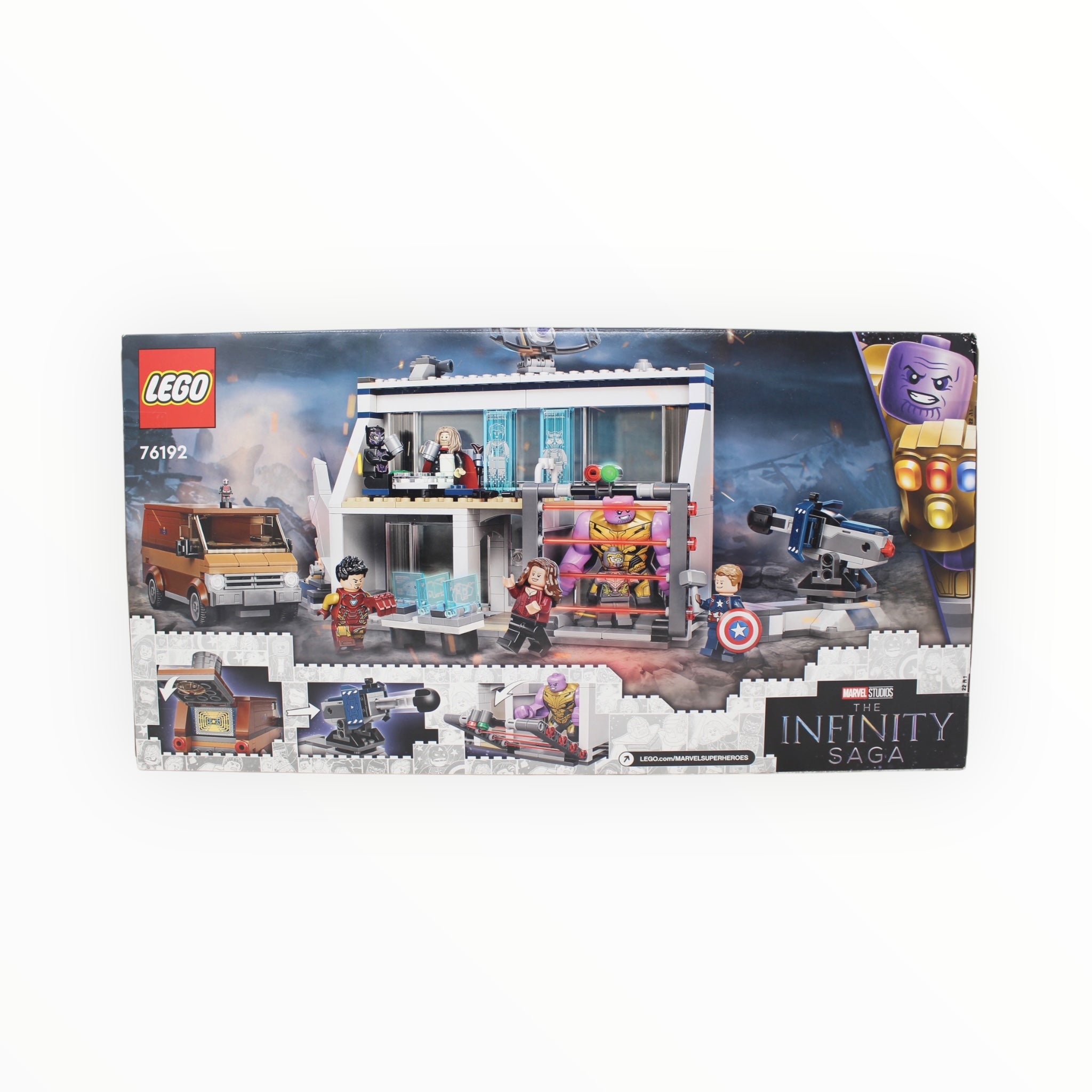 Retired Set 76192 Infinity Saga Avengers: Endgame Final Battle (damaged box)