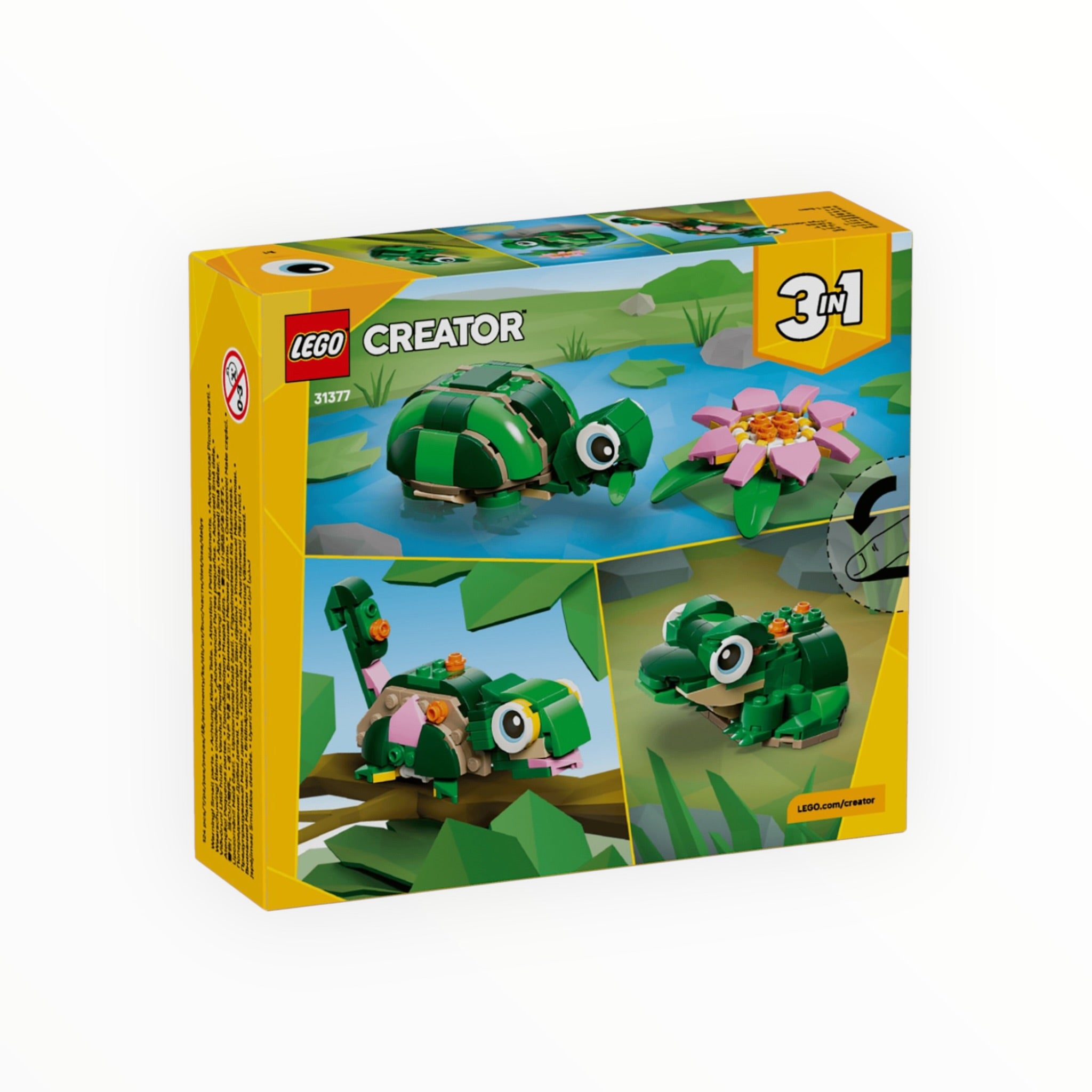 31377 Creator Turtle with a Water Lily Flower