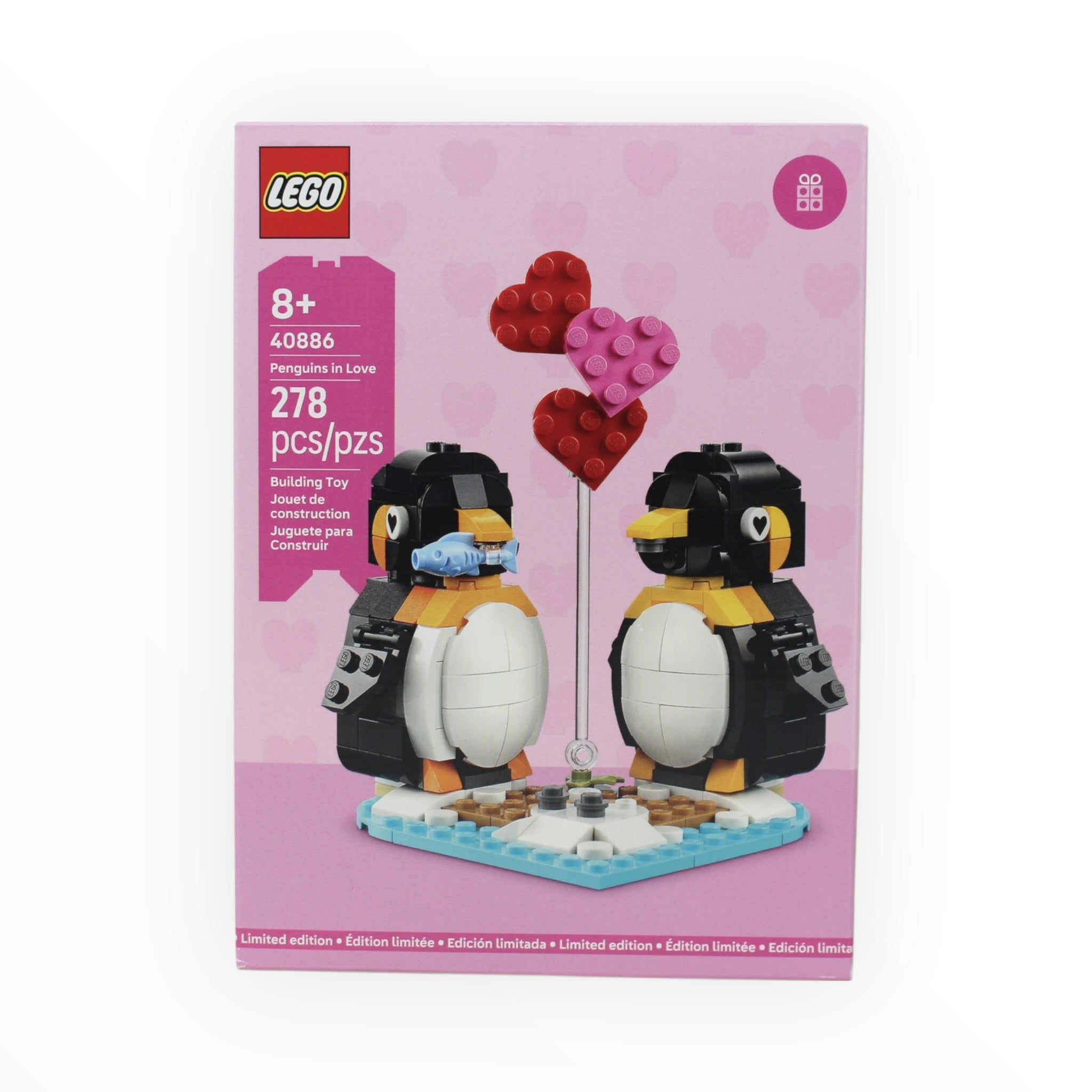 Retired Set 40886 LEGO Penguins in Love