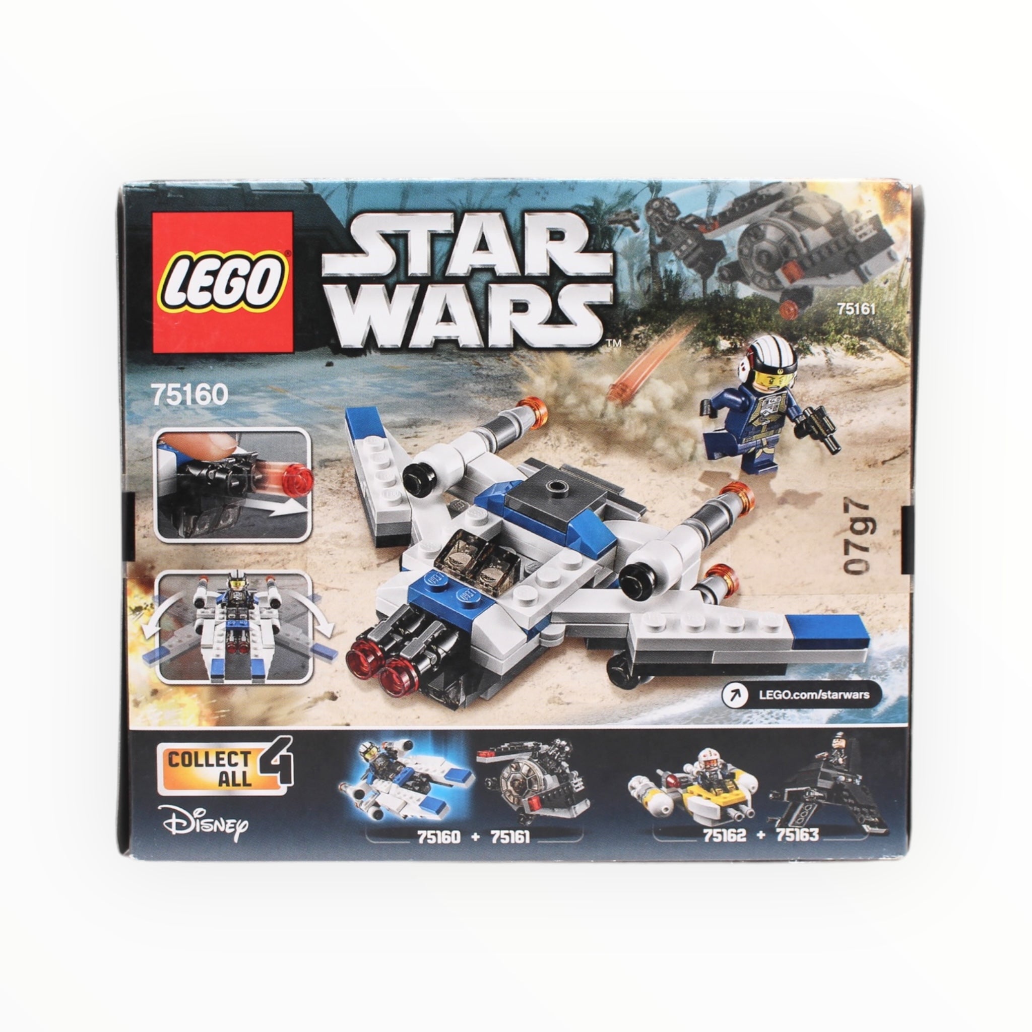Retired Set 75160 Star Wars U-Wing Microfighter