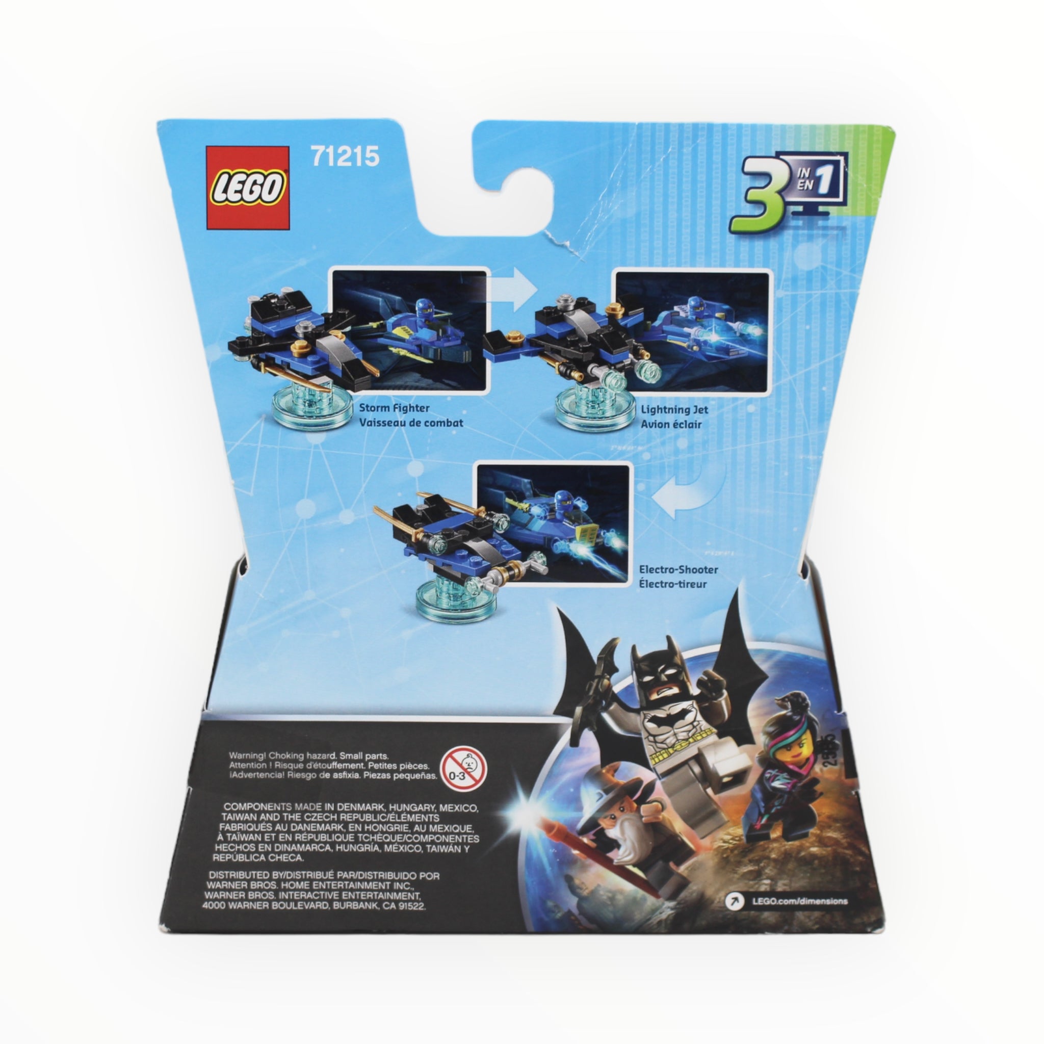 Retired Set 71215 Dimensions Fun Pack - Ninjago Jay and Storm Fighter