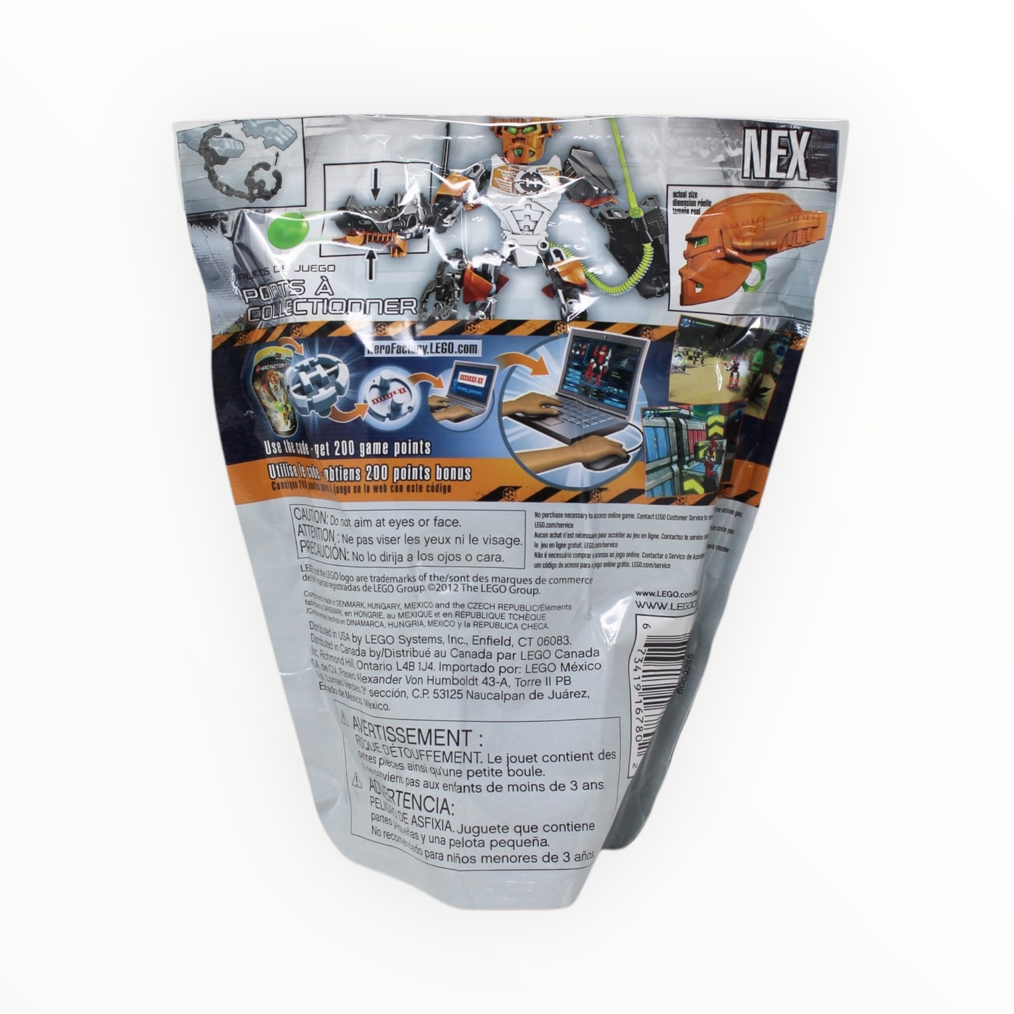 Certified Used Set 6221 Hero Factory Nex