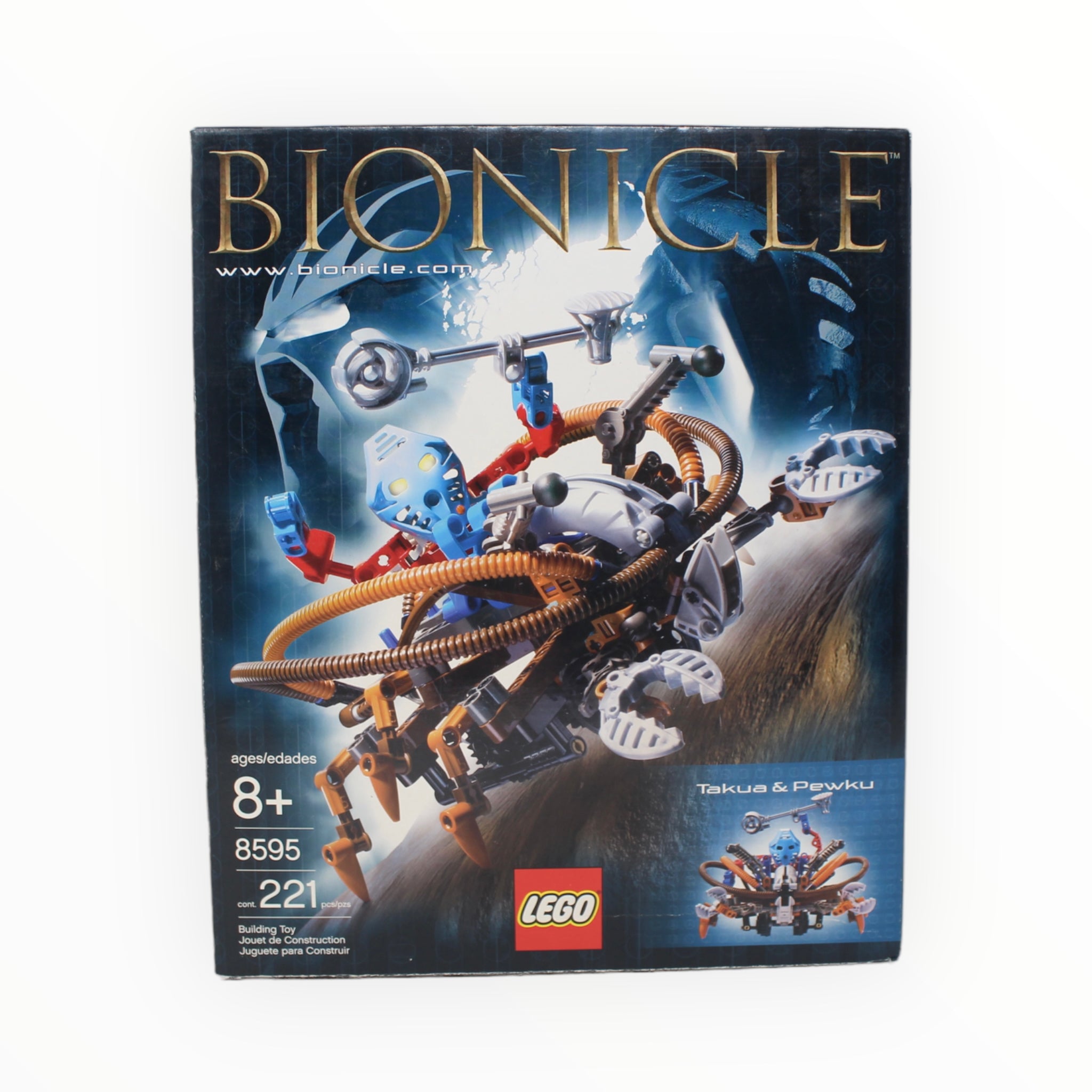 Certified Used Set 8595 Bionicle Takua & Pewku
