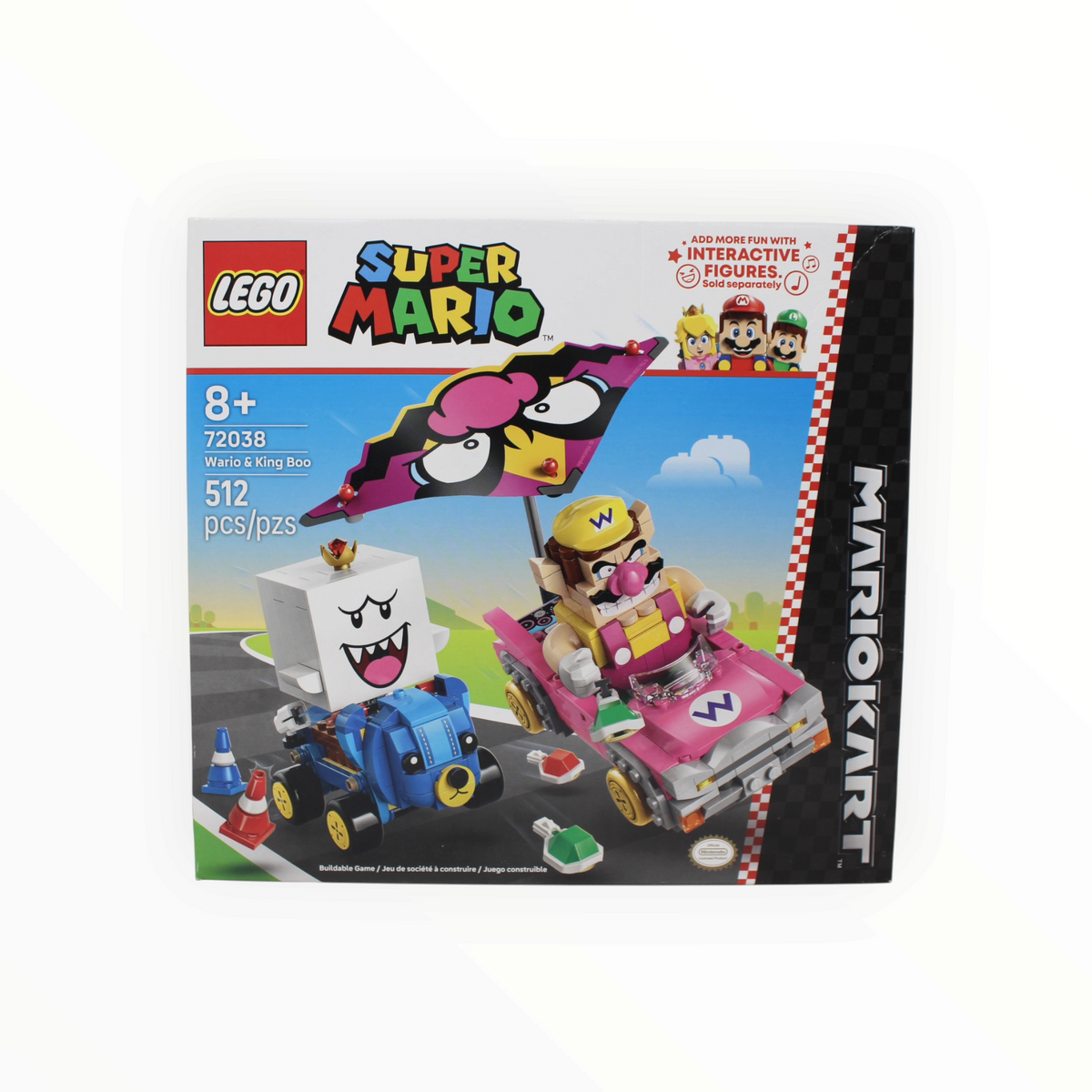 Certified Used Set 72038 Super Mario Wario & King Boo (slight box damage)