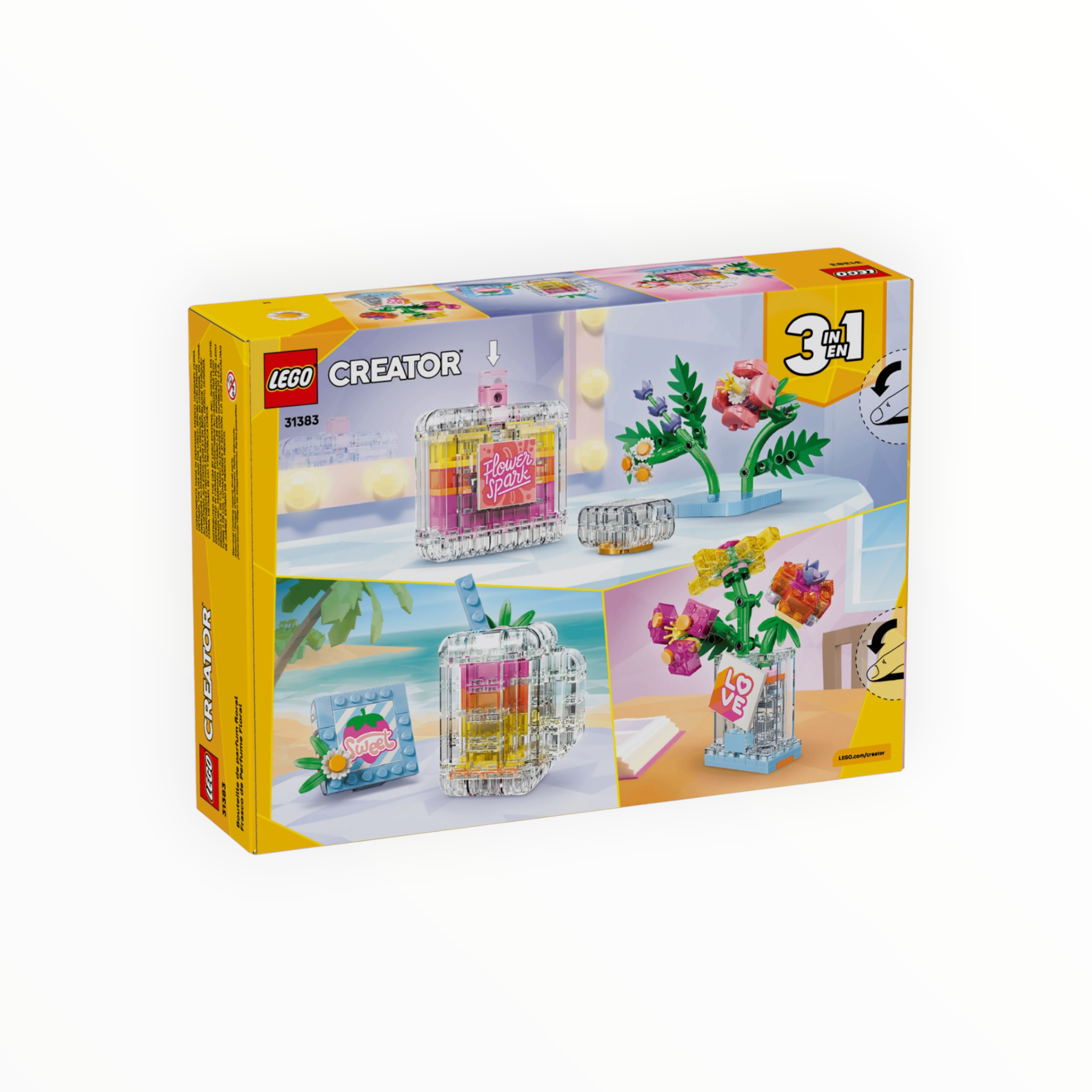 31383 Creator Floral Decor Perfume Bottle