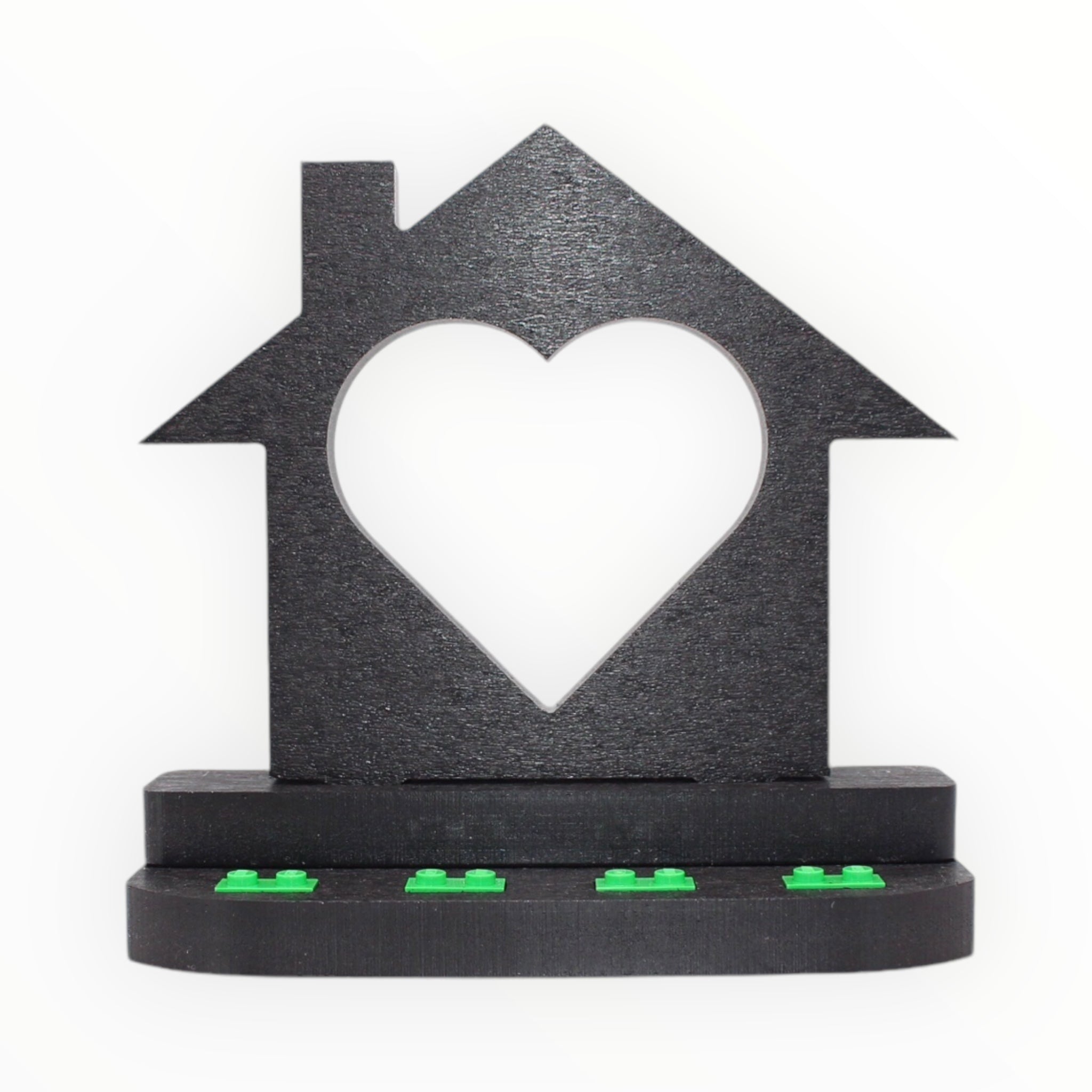 Home Display Stand (black with green studs)
