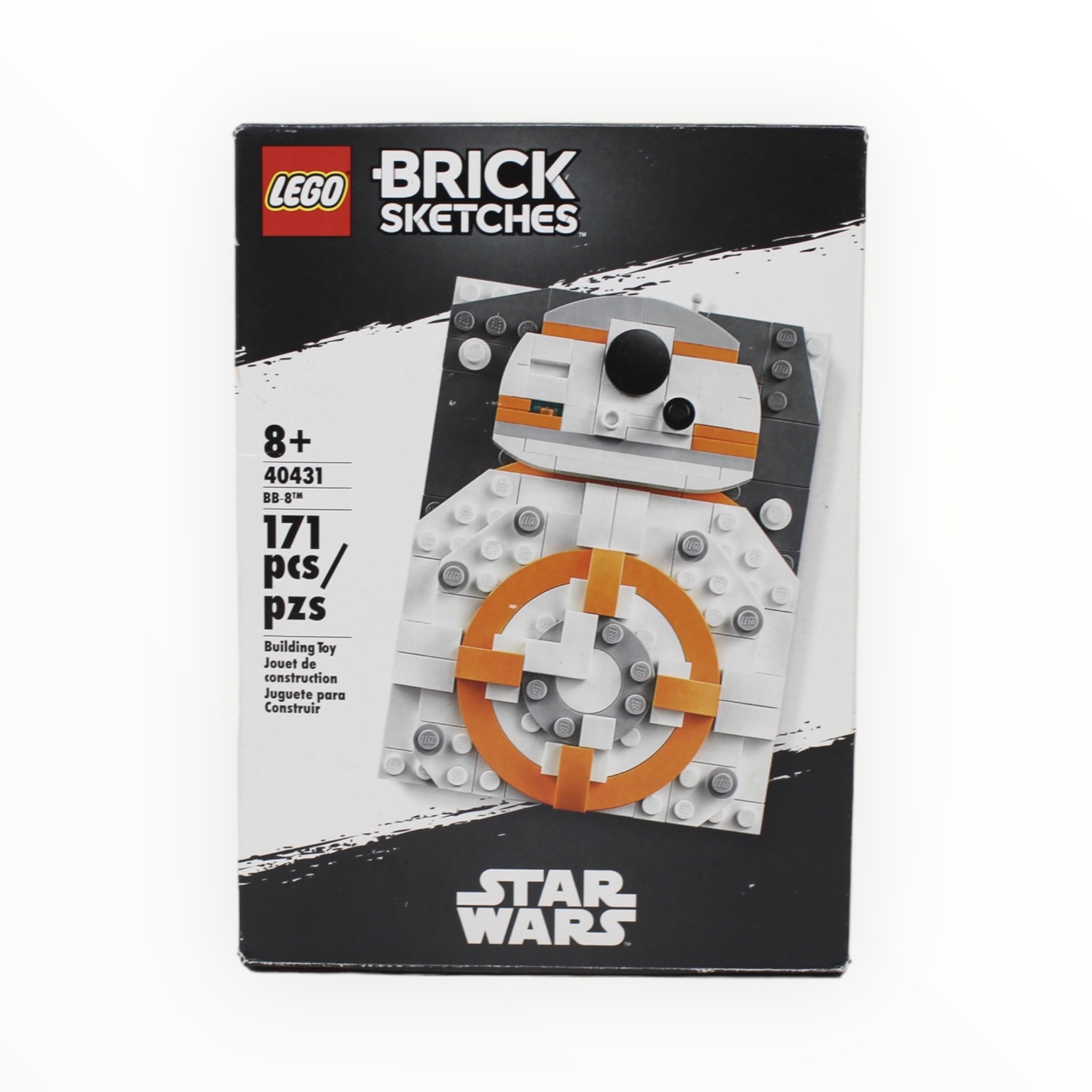 Certified Used Set 40431 Star Wars Brick Sketches BB-8