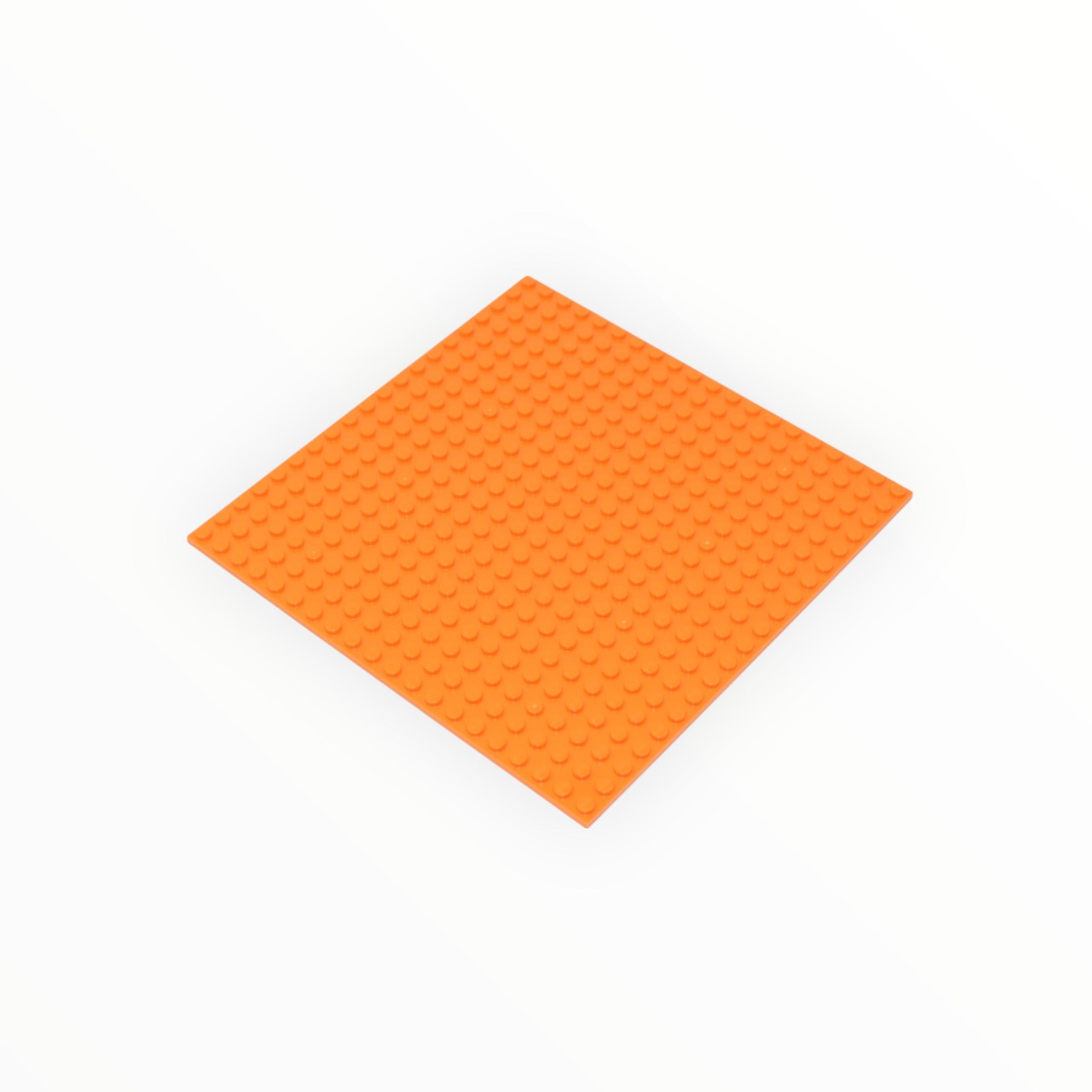 Orange LEGO® Compatible Baseplates 6x6