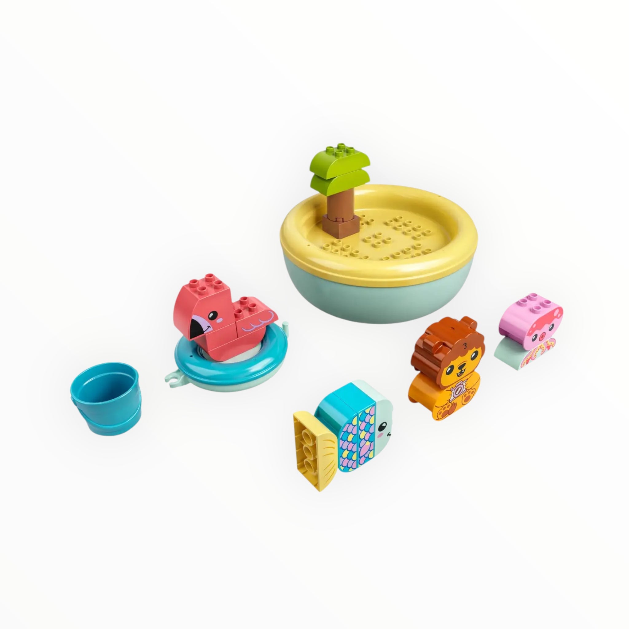 Retired Set 10966 DUPLO Bath Time Fun: Floating Animal Island