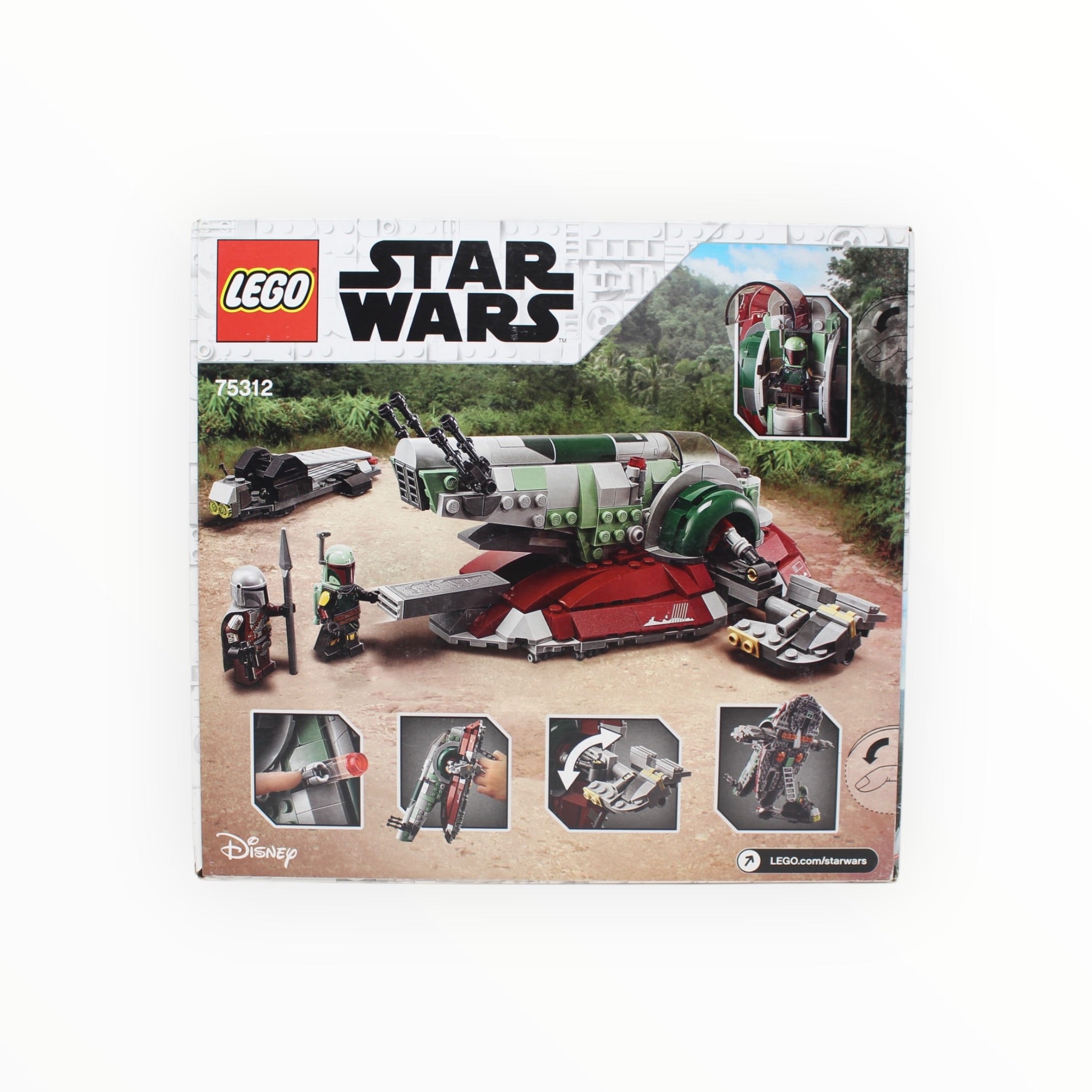 Retired Set 75312 Star Wars Boba Fett’s Starship (damaged box)