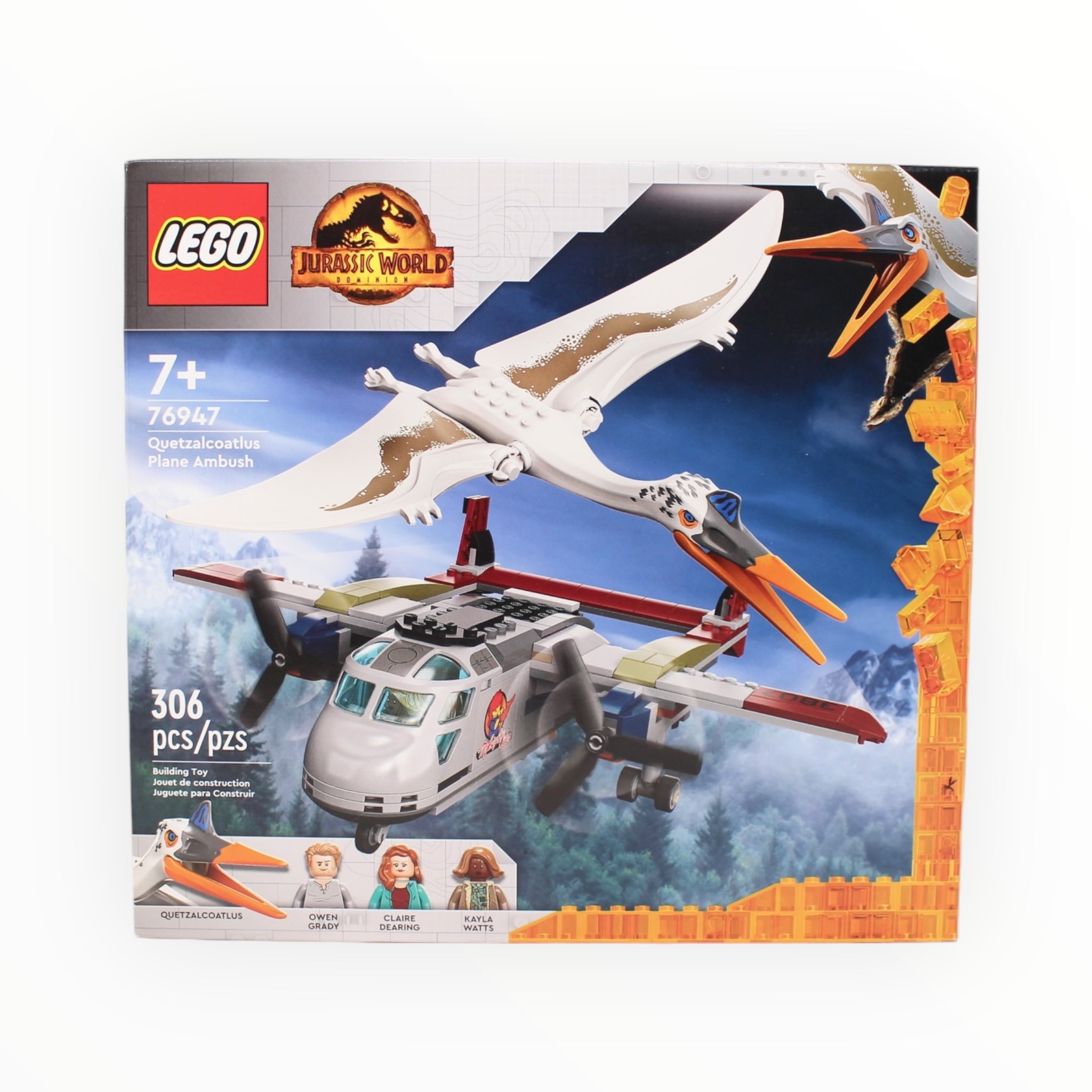 Retired Set 76947 Jurassic World Quetzalcoatlus Plane Ambush