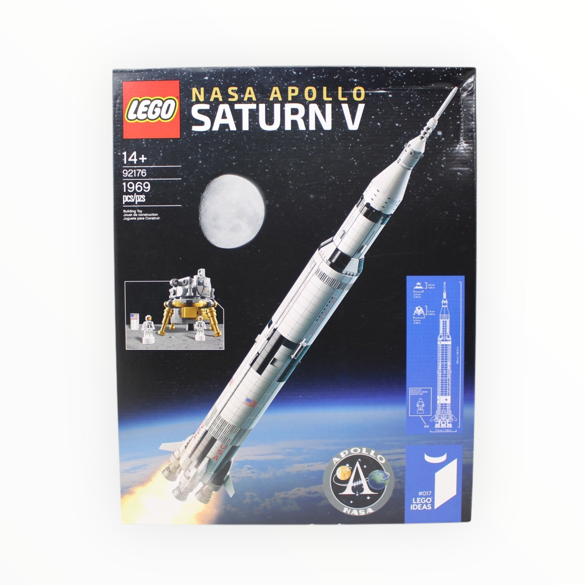 Retired Set 92176 LEGO Ideas NASA Apollo Saturn V (damaged box)