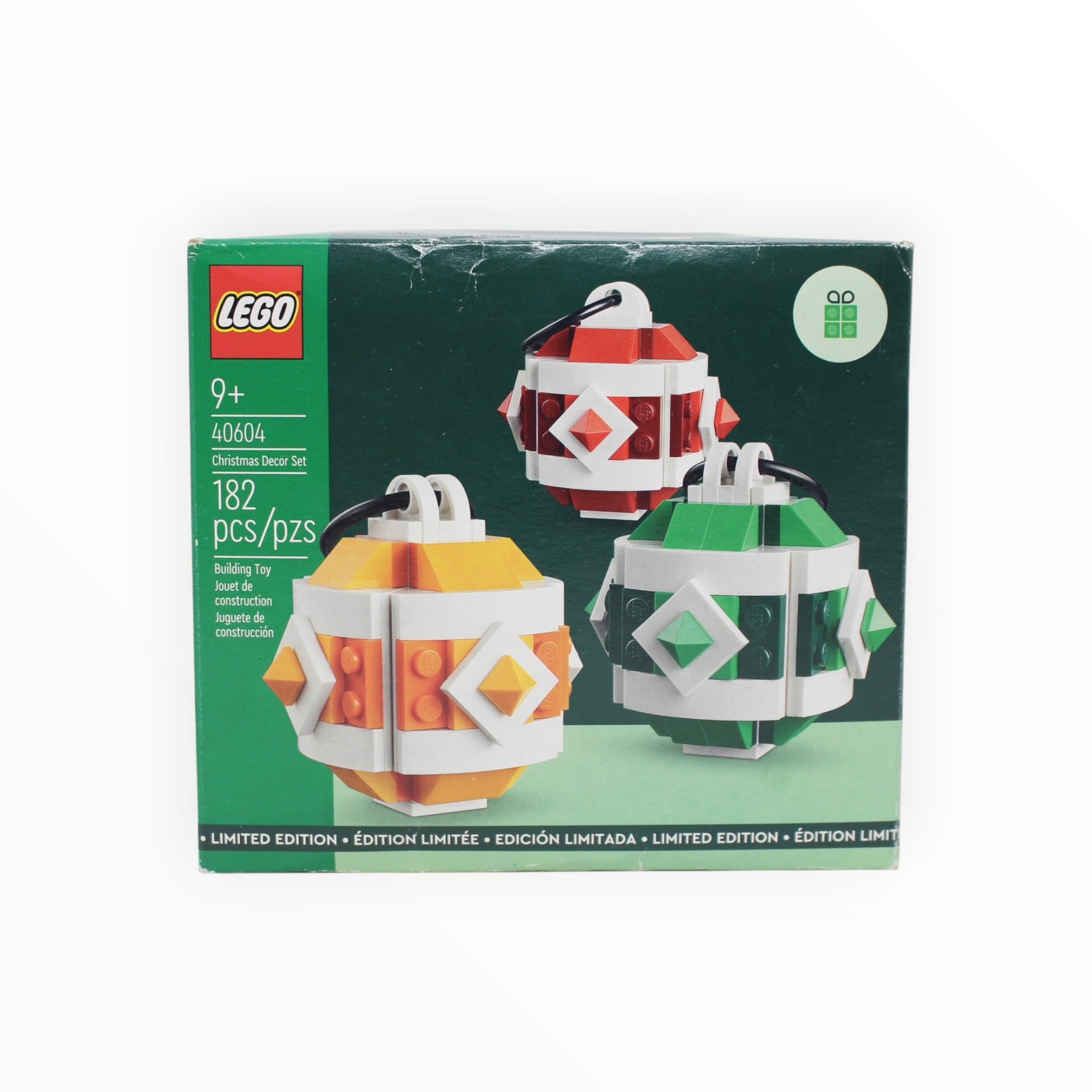 Retired Set 40604 LEGO Christmas Decor Set (some box damage)
