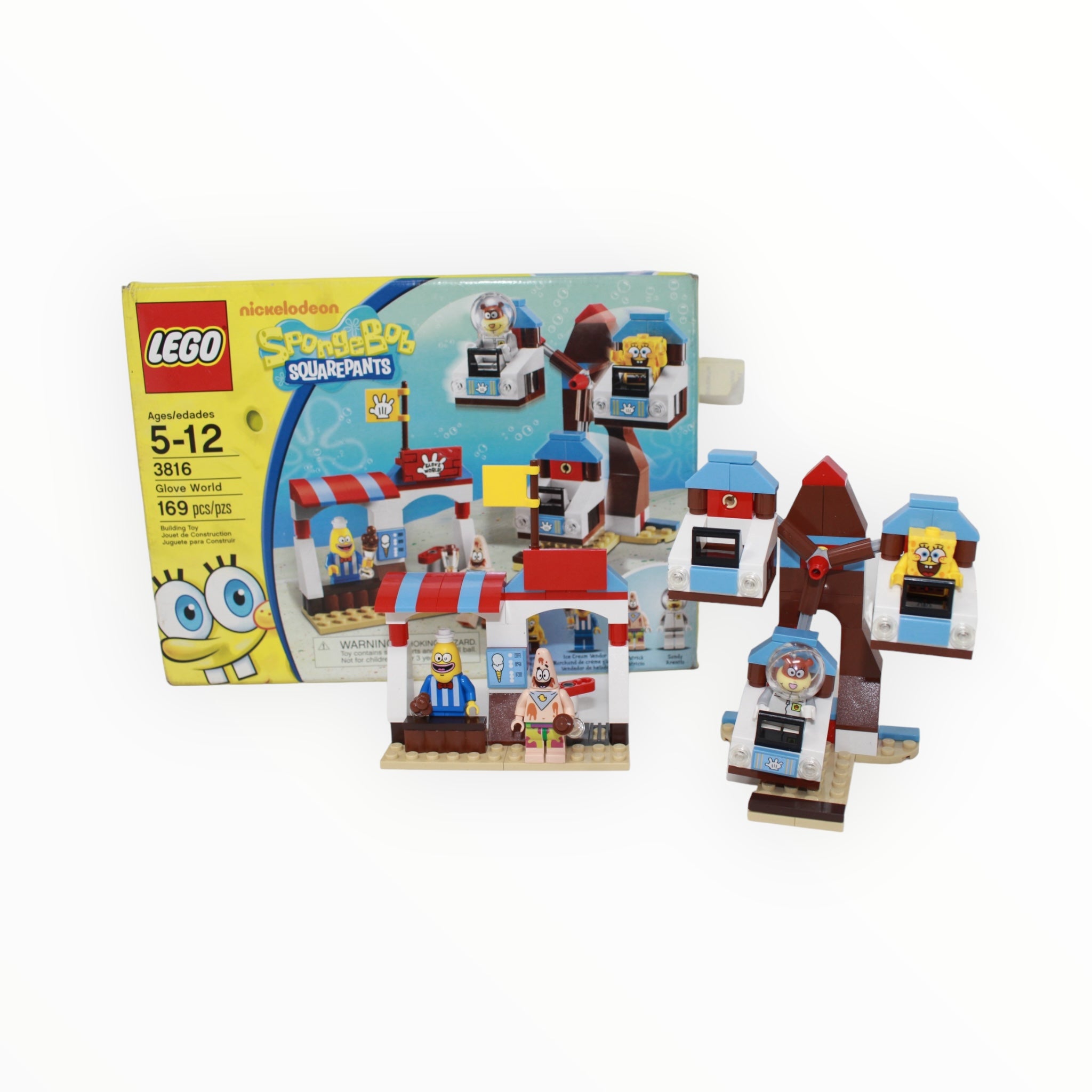 Used Set 3816 SpongeBob SquarePants Glove World