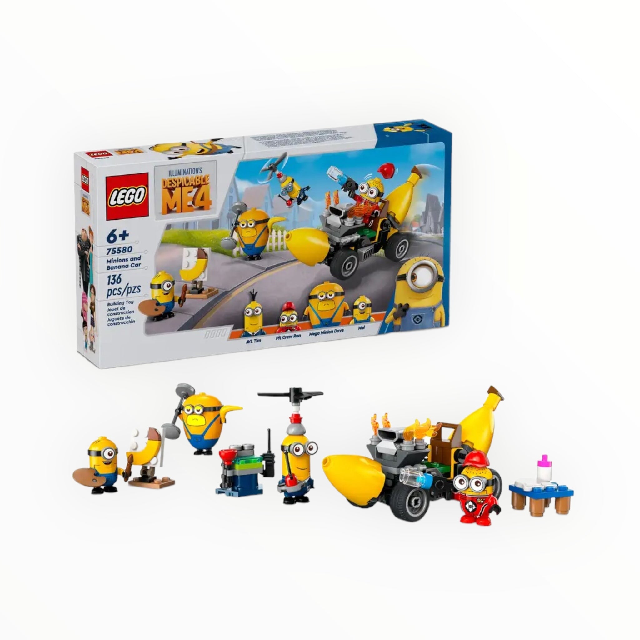 75580 Despicable Me 4 Minions and Banana Car