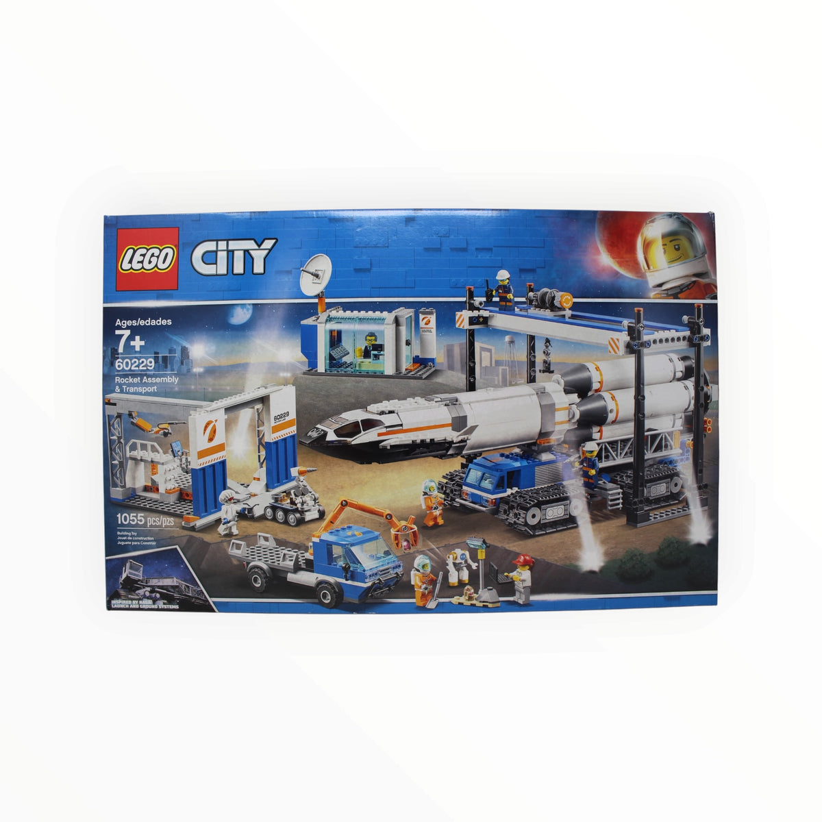 Retired Set 60229 City Rocket Assembly and Transport (damaged box)