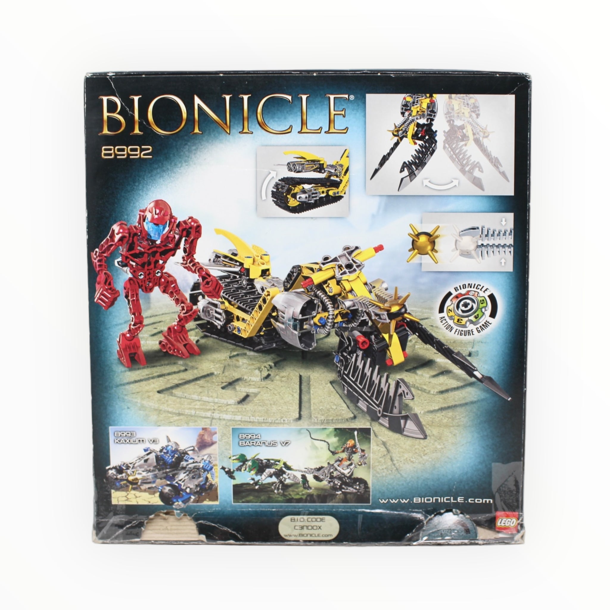 Certified Used Set 8992 Bionicle Cendox V1