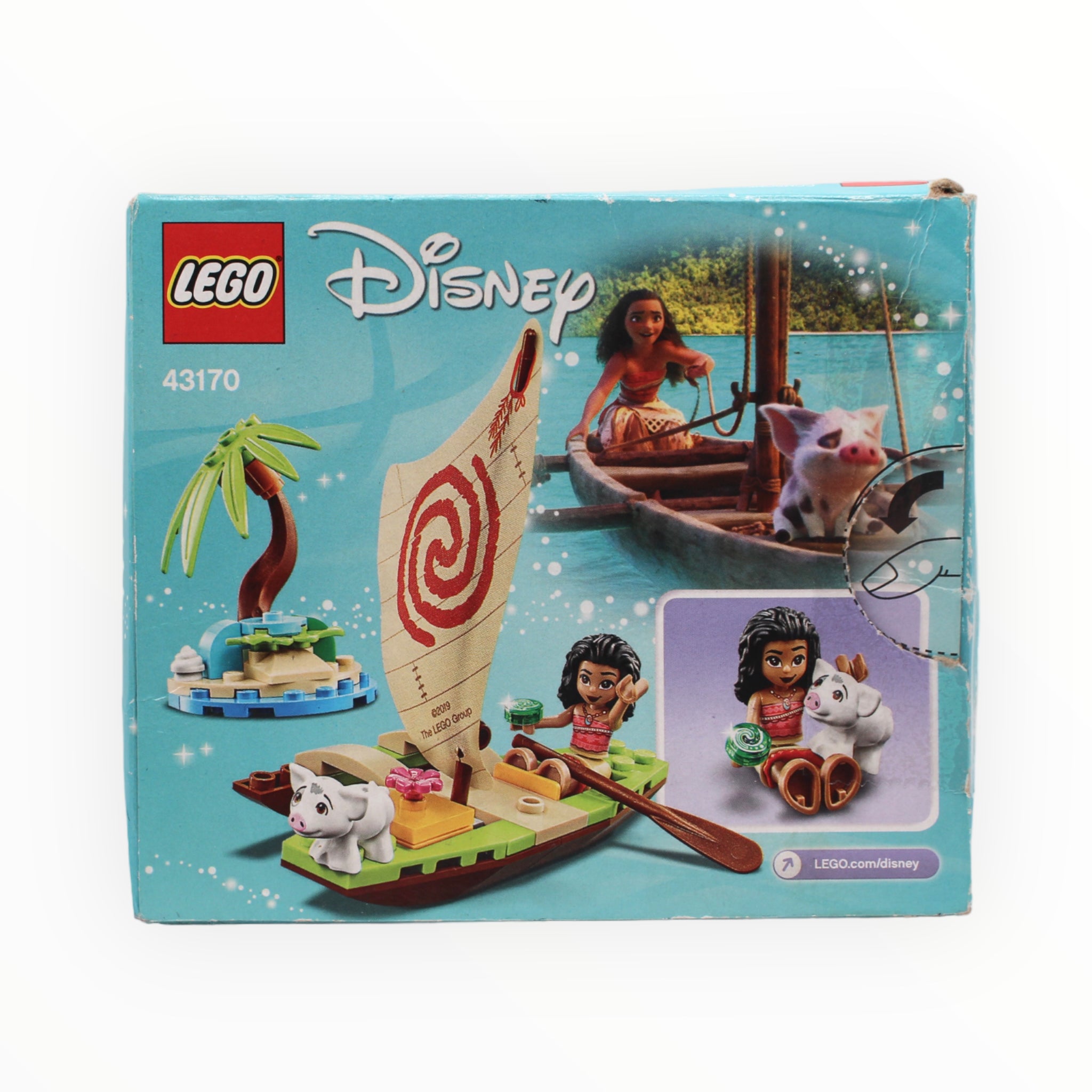 Certified Used Set 43170 Disney Moana’s Ocean Adventure