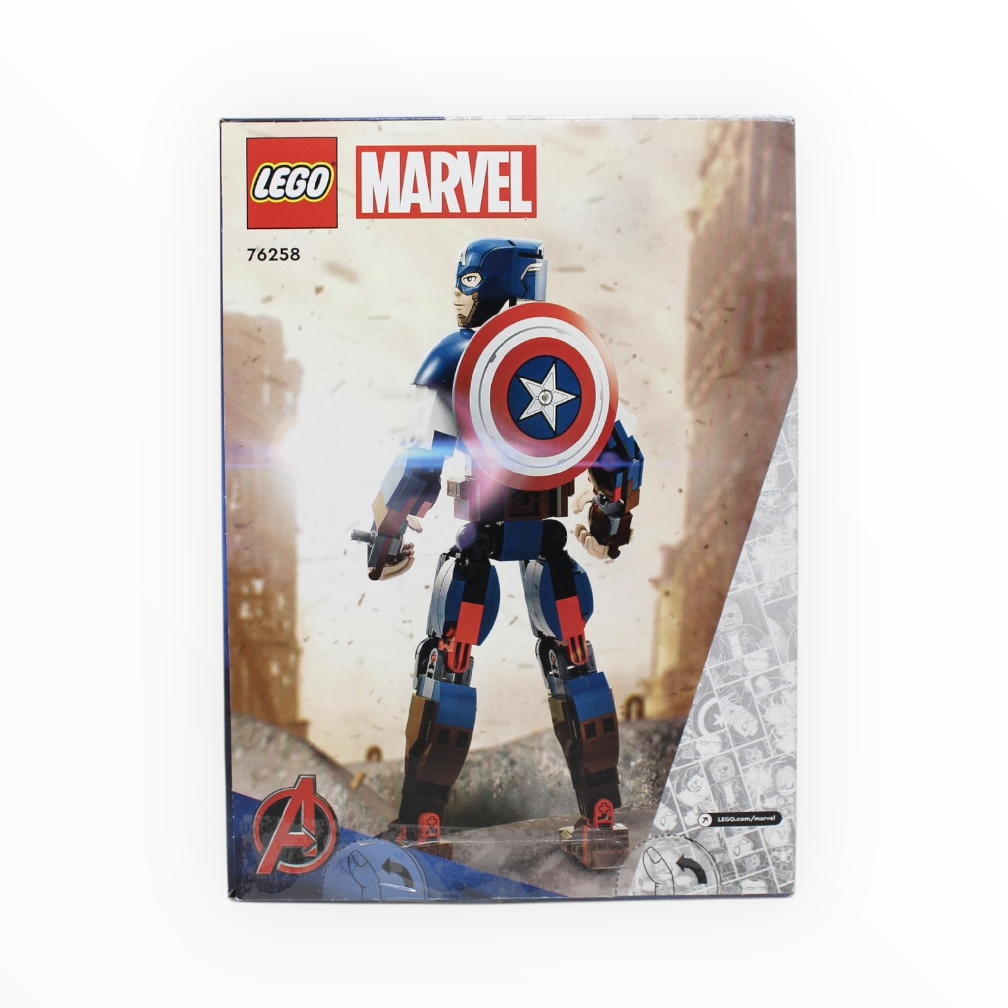 Certified Used Set 76258 Marvel Captain America Construction Figure