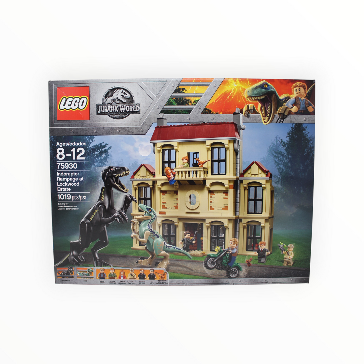 Retired Set 75930 Jurassic World Indoraptor Rampage at Lockwood Estate (slight box damage)