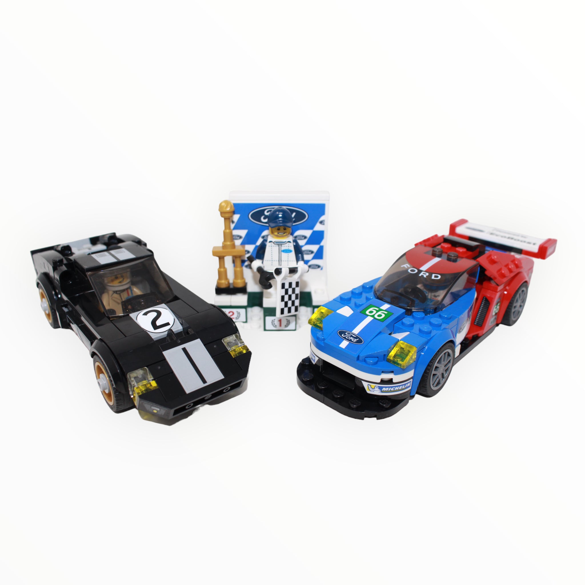 Used Set 75881 Speed Champions 2016 Ford GT 1966 Ford GT40