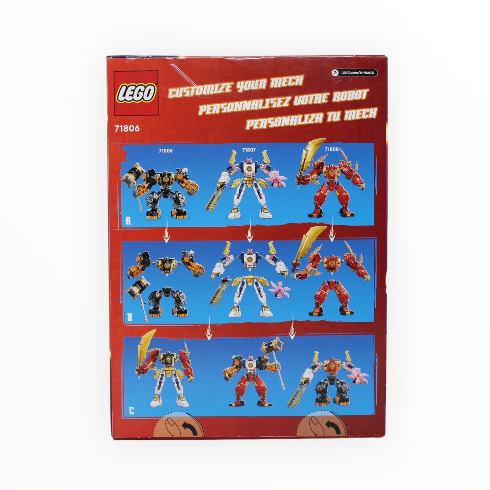 Certified Used Set 71806 Ninjago Cole’s Elemental Earth Mech