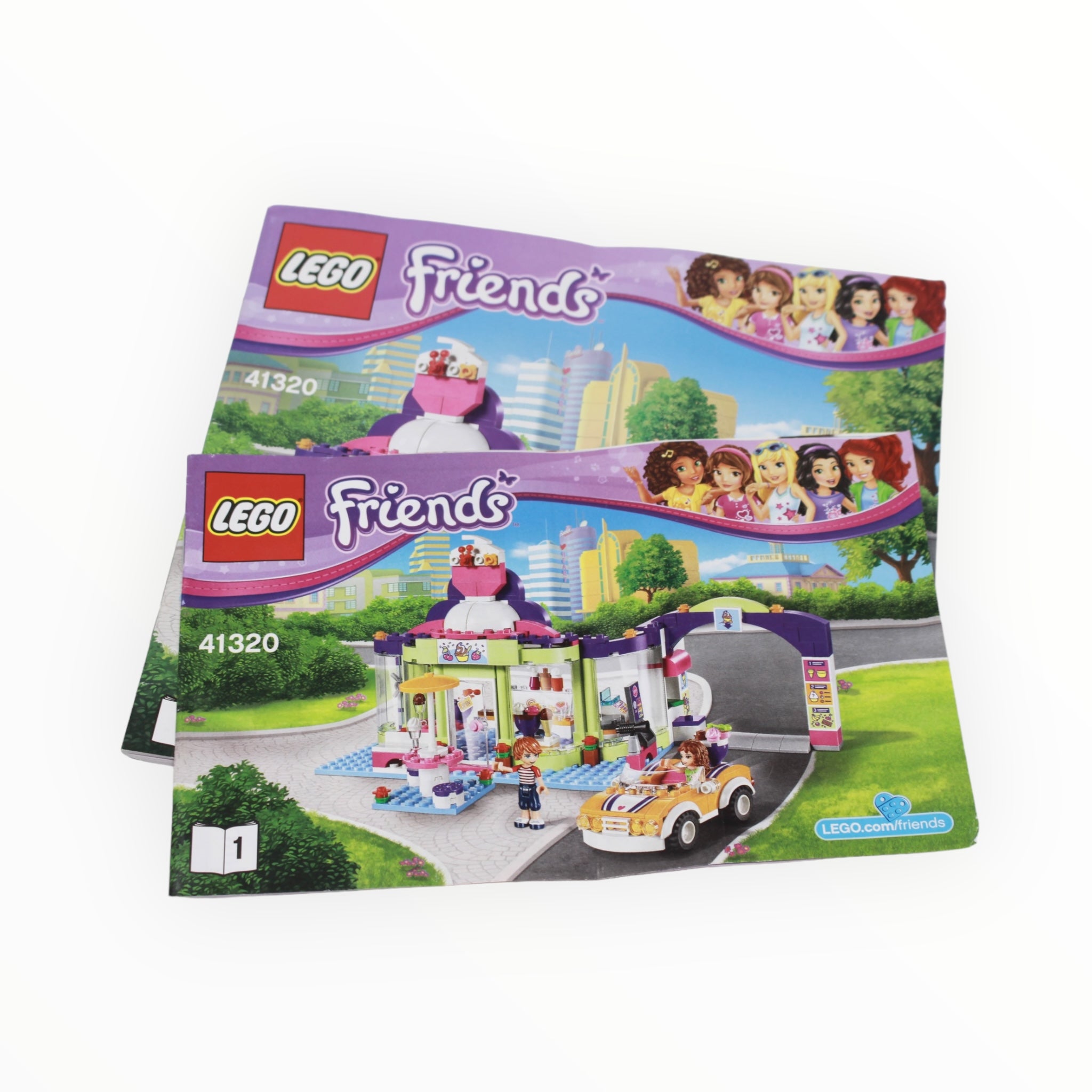 Used Set 41320 Friends Heartlake Frozen Yogurt Shop