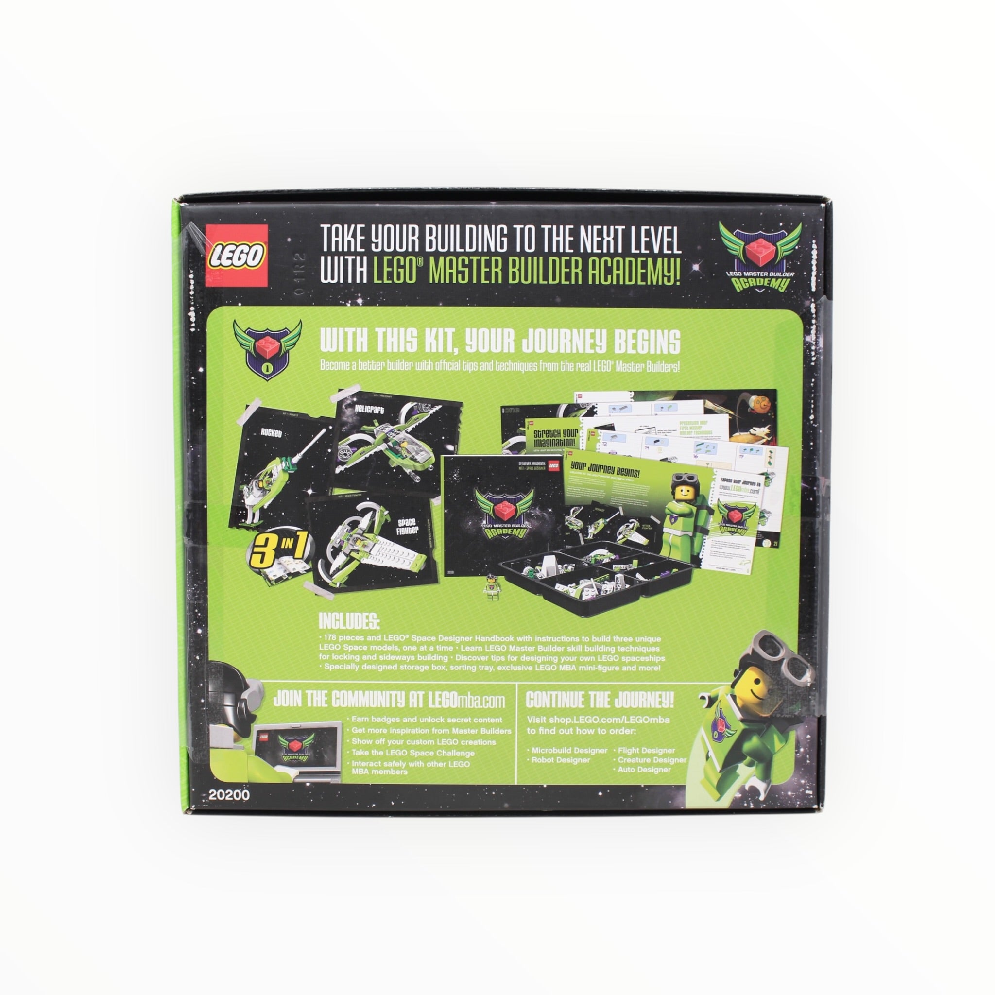 Certified Used Set 20200 LEGO Master Builder Academy Level One - Space Designer