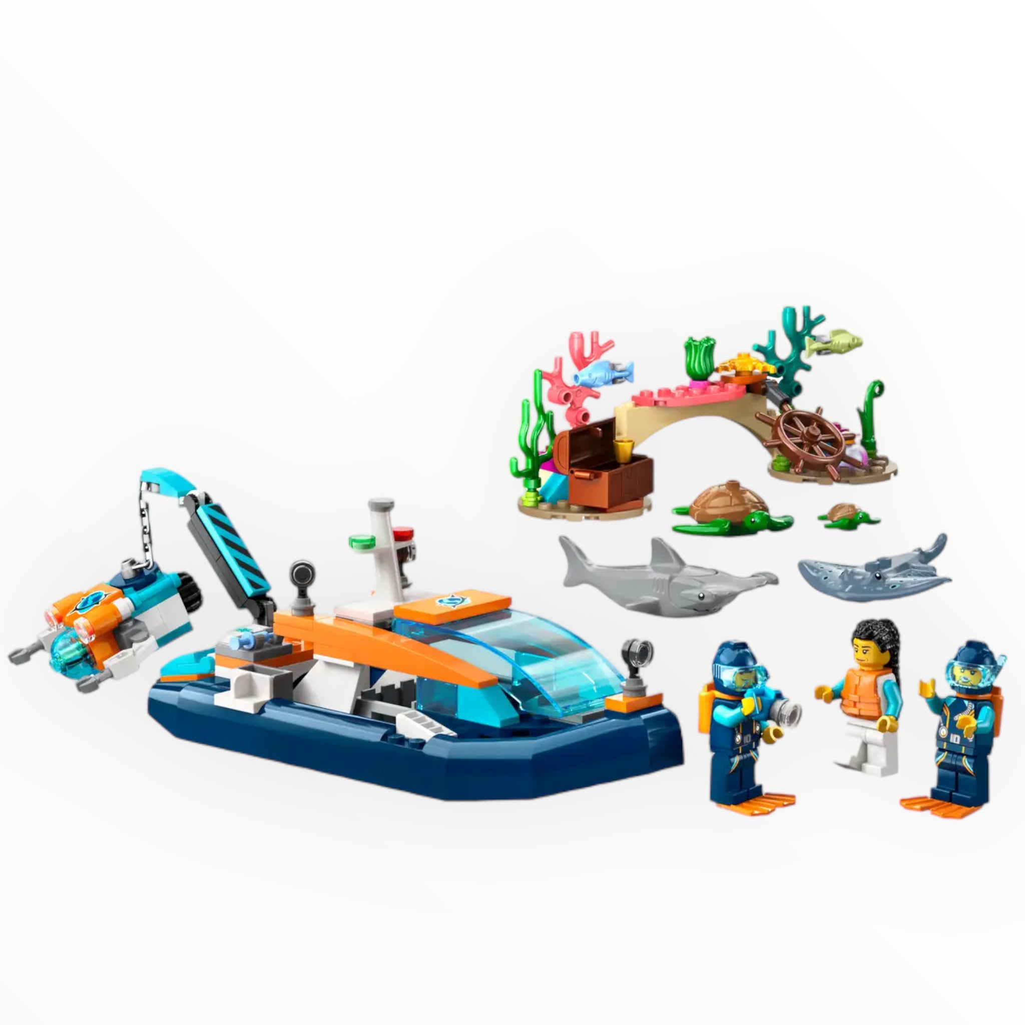 Retired Set 60377 City Explorer Diving Boat