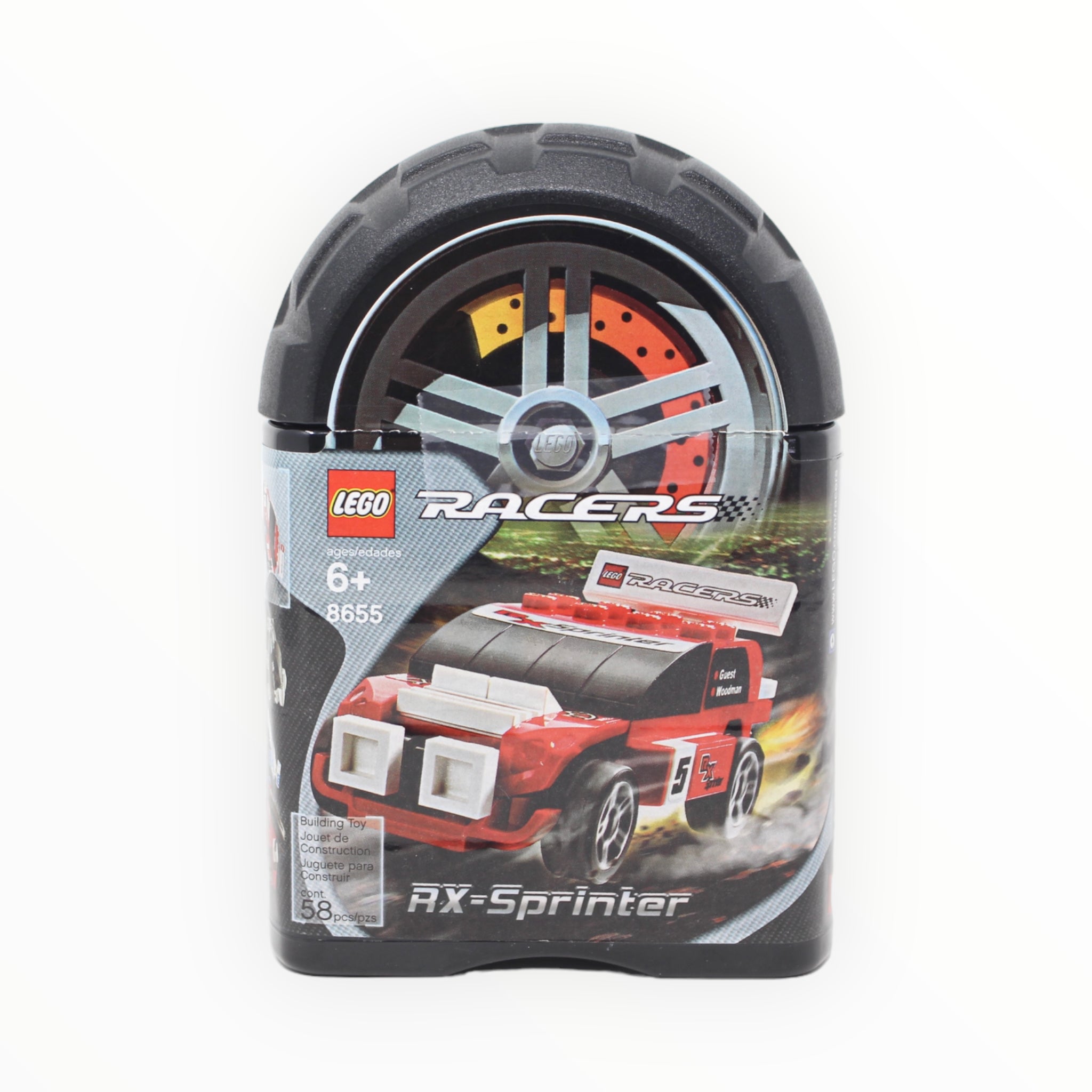 Certified Used Set 8655 Racers RX-Sprinter (missing stickers)