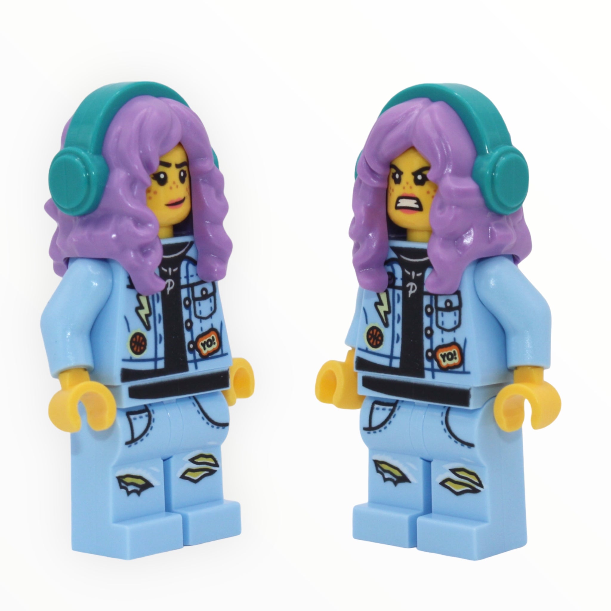 Parker L. Jackson (headphones, crooked smile / angry)