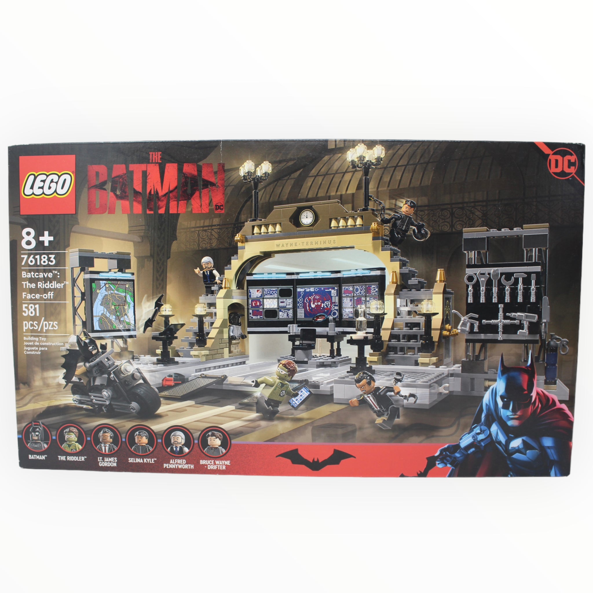 Retired Set 76183 The Batman Batcave: The Riddler Face-off