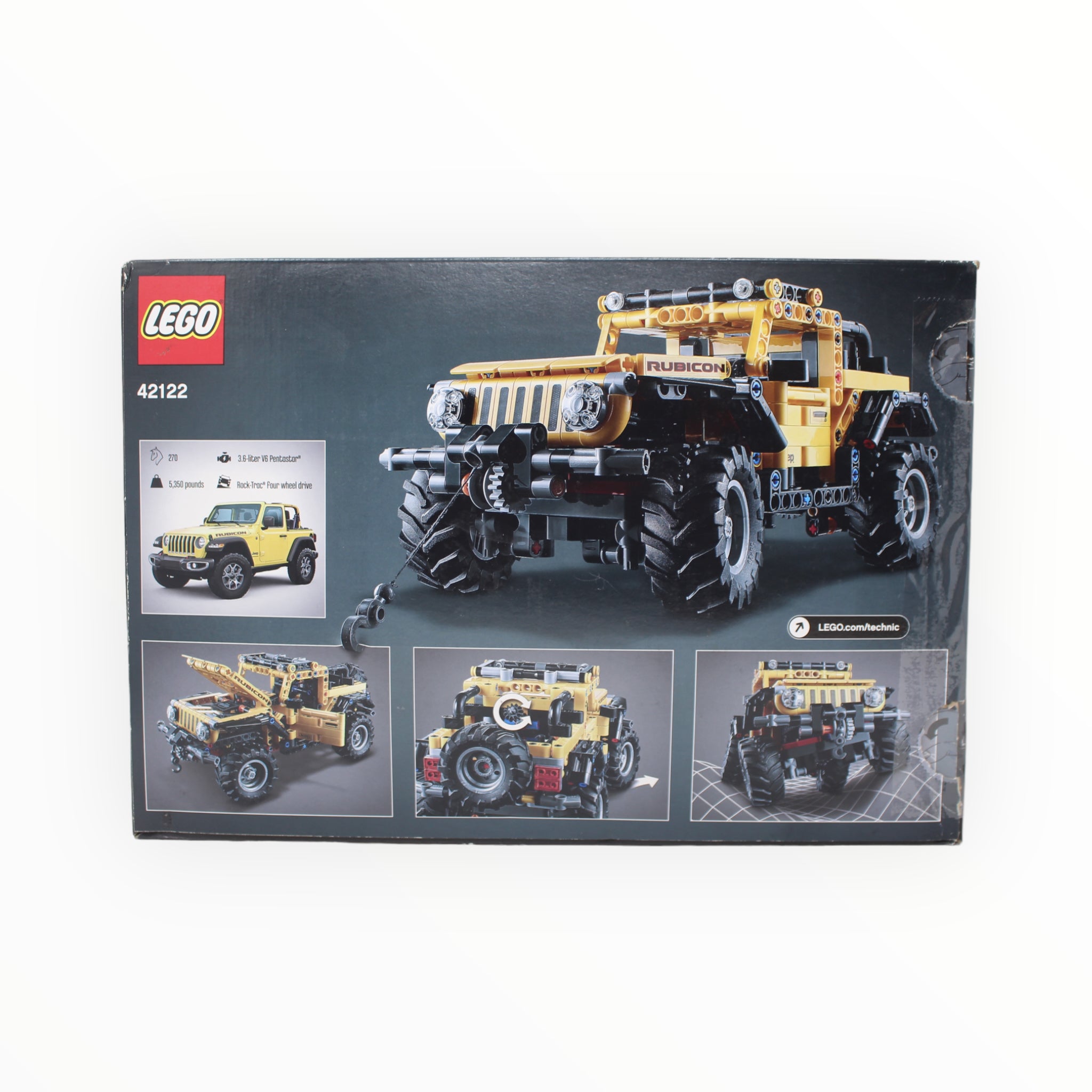 Certified Used Set 42122 Technic Jeep Wrangler (open box, sealed bags)