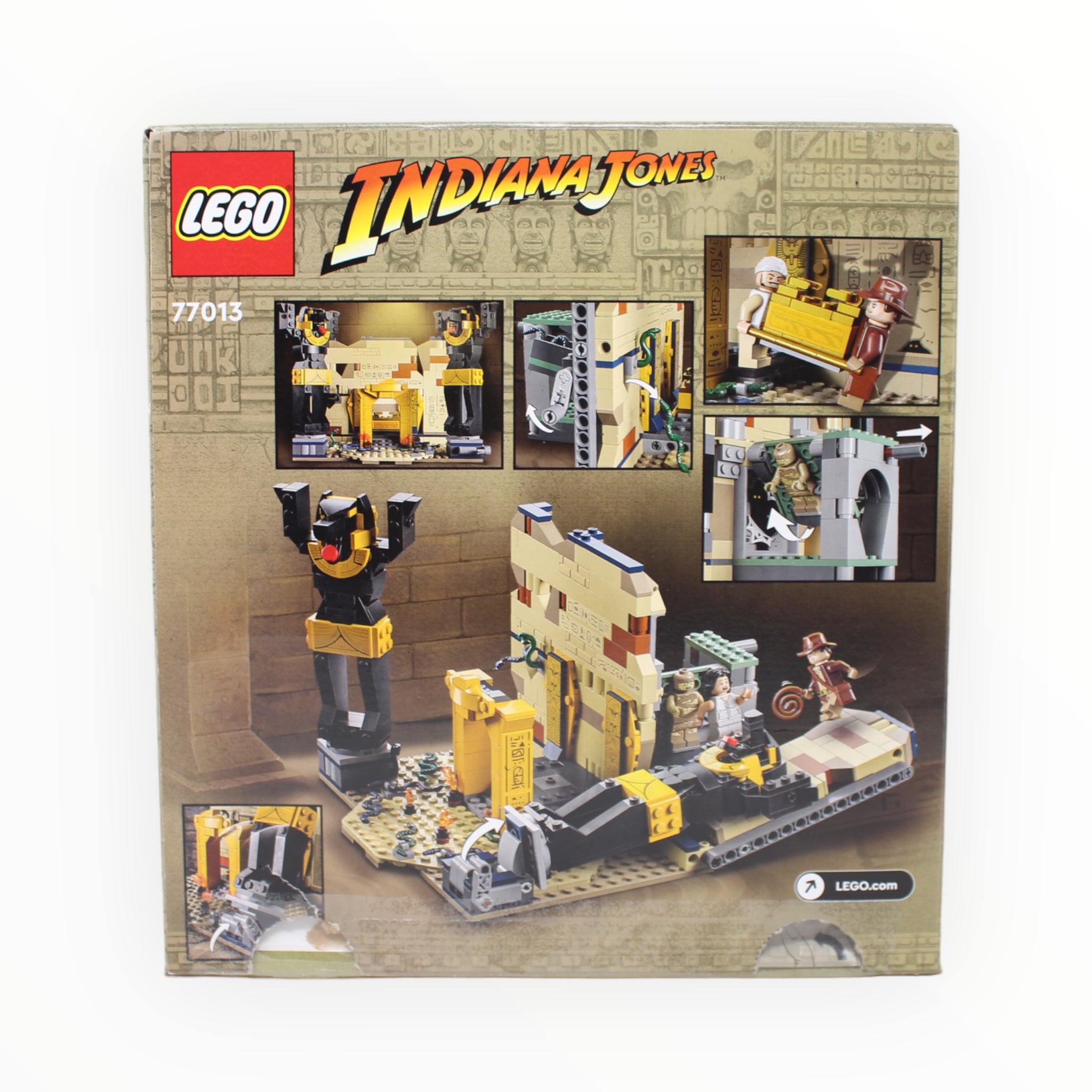 Certified Used Set 77013 Indiana Jones Escape from the Lost Tomb (open box, sealed bags)