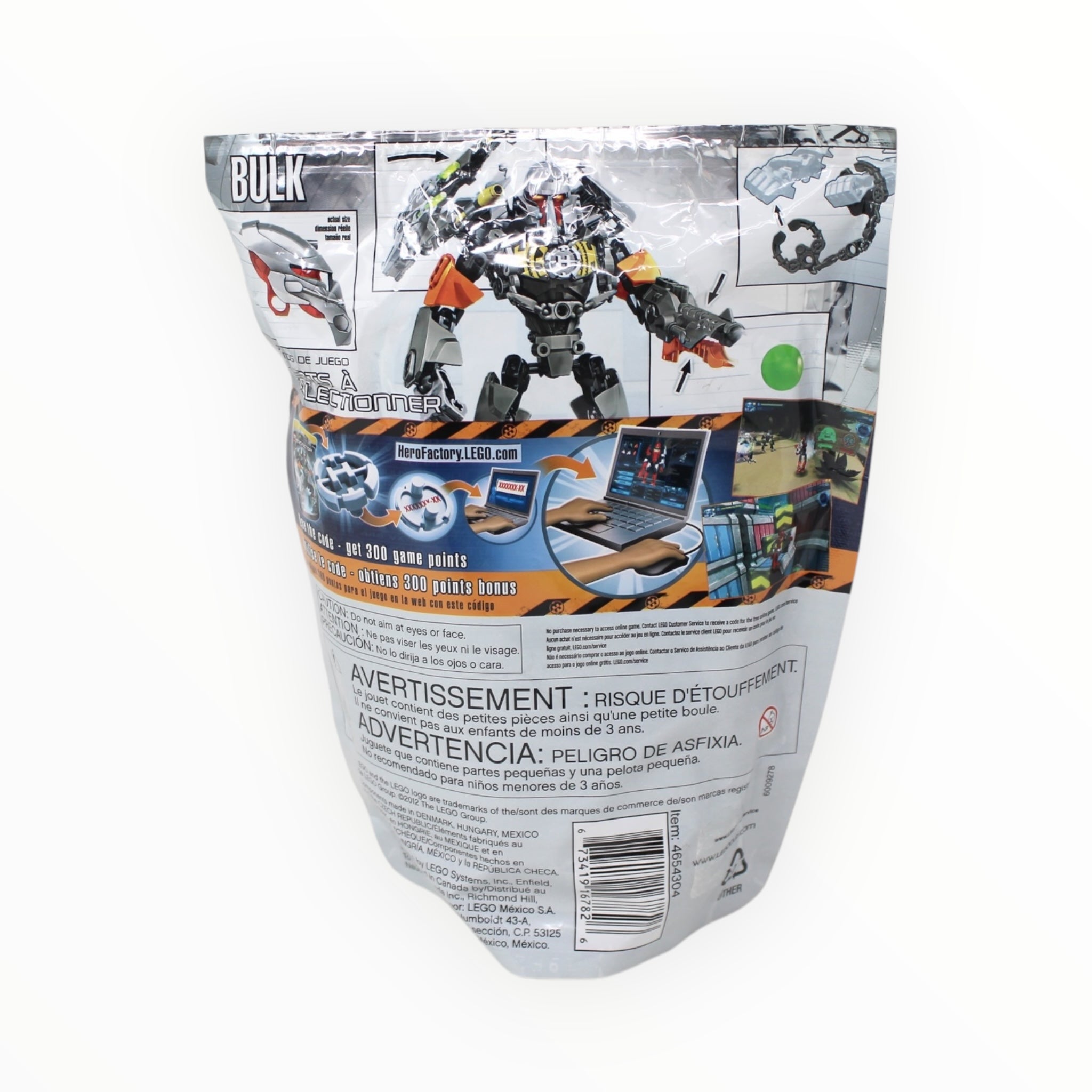 Certified Used Set 6223 Hero Factory Bulk