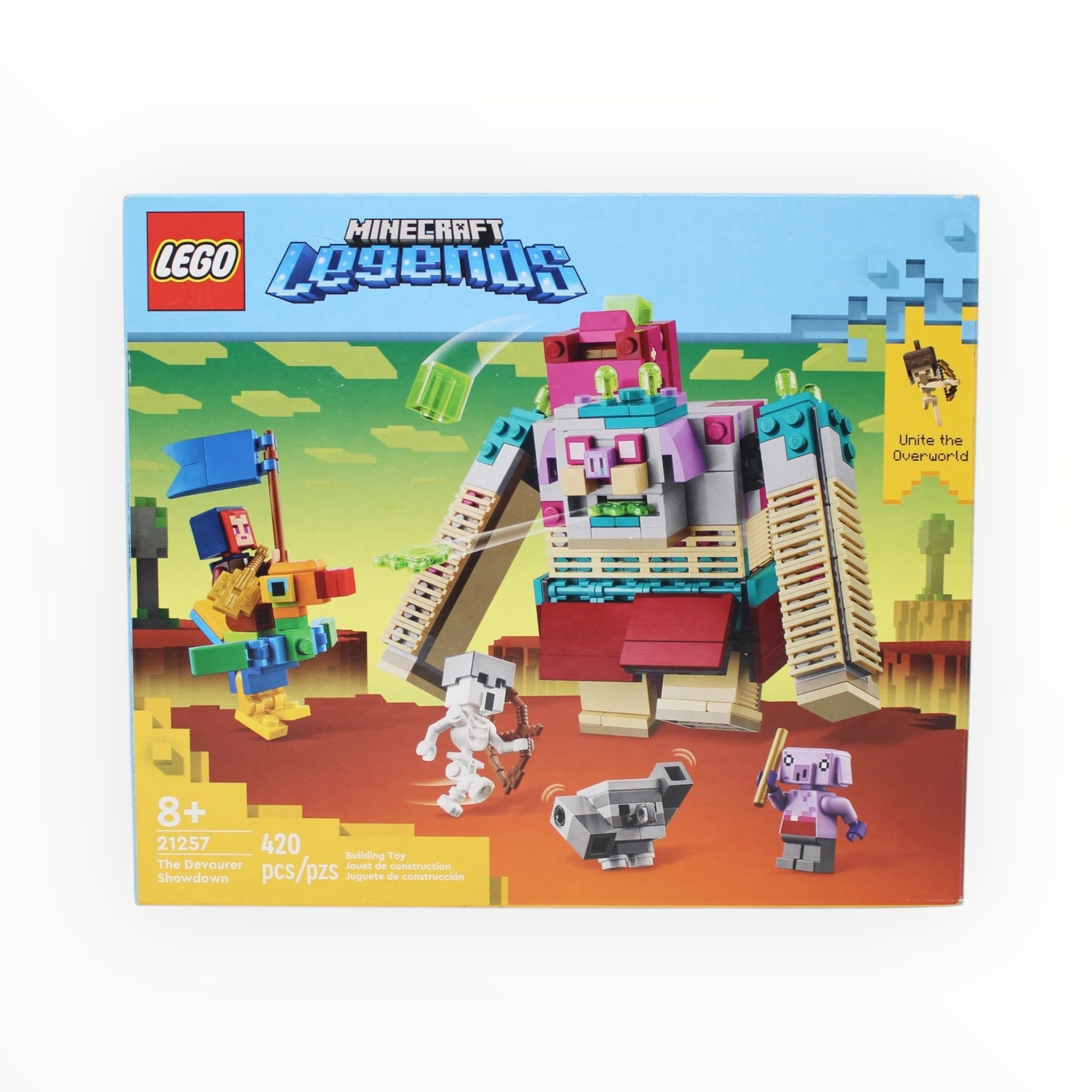 Certified Used Set 21257 Minecraft Legends The Devourer Showdown