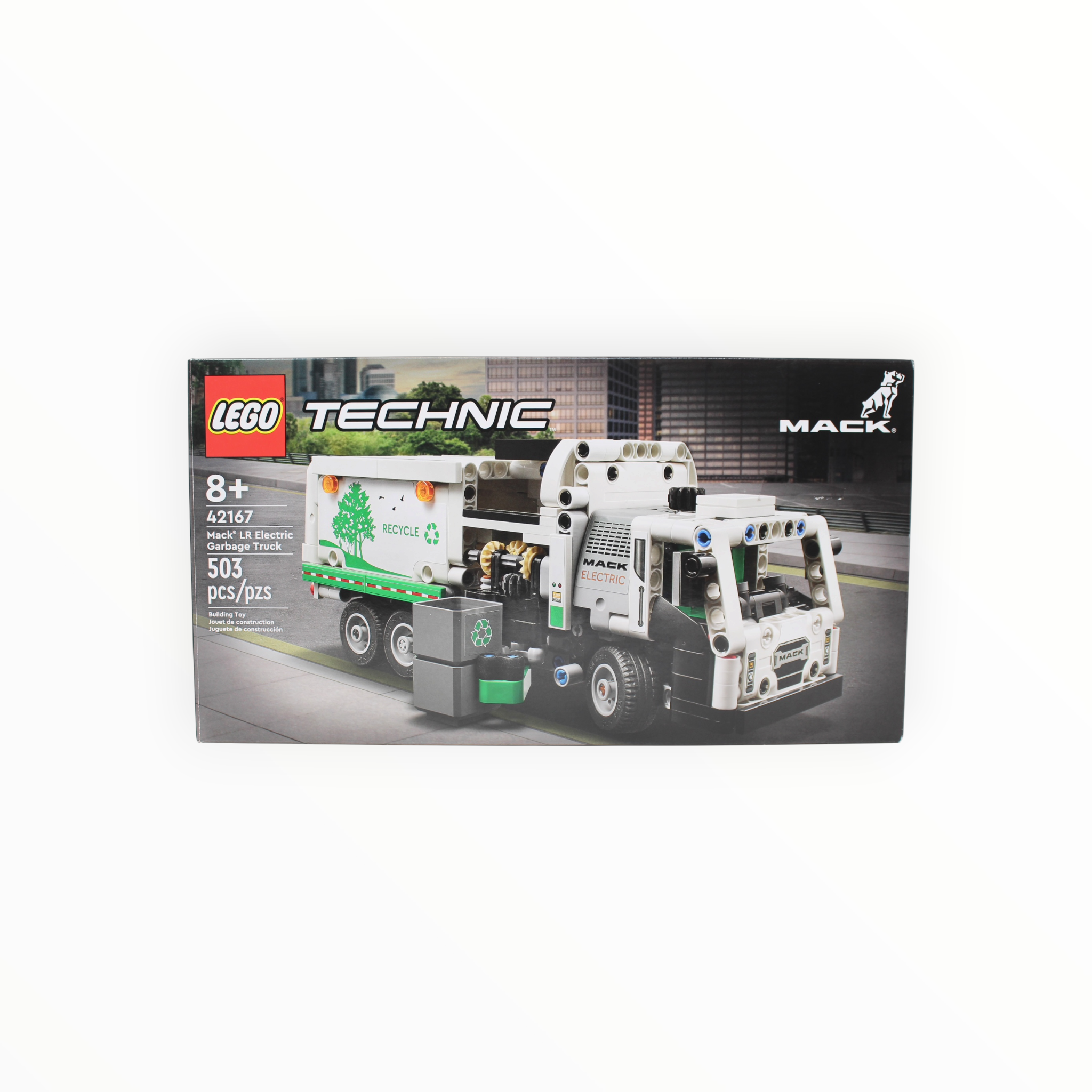 Certified Used Set 42167 Technic Mack LR Electric Garbage Truck (bags 3 and 4 sealed)