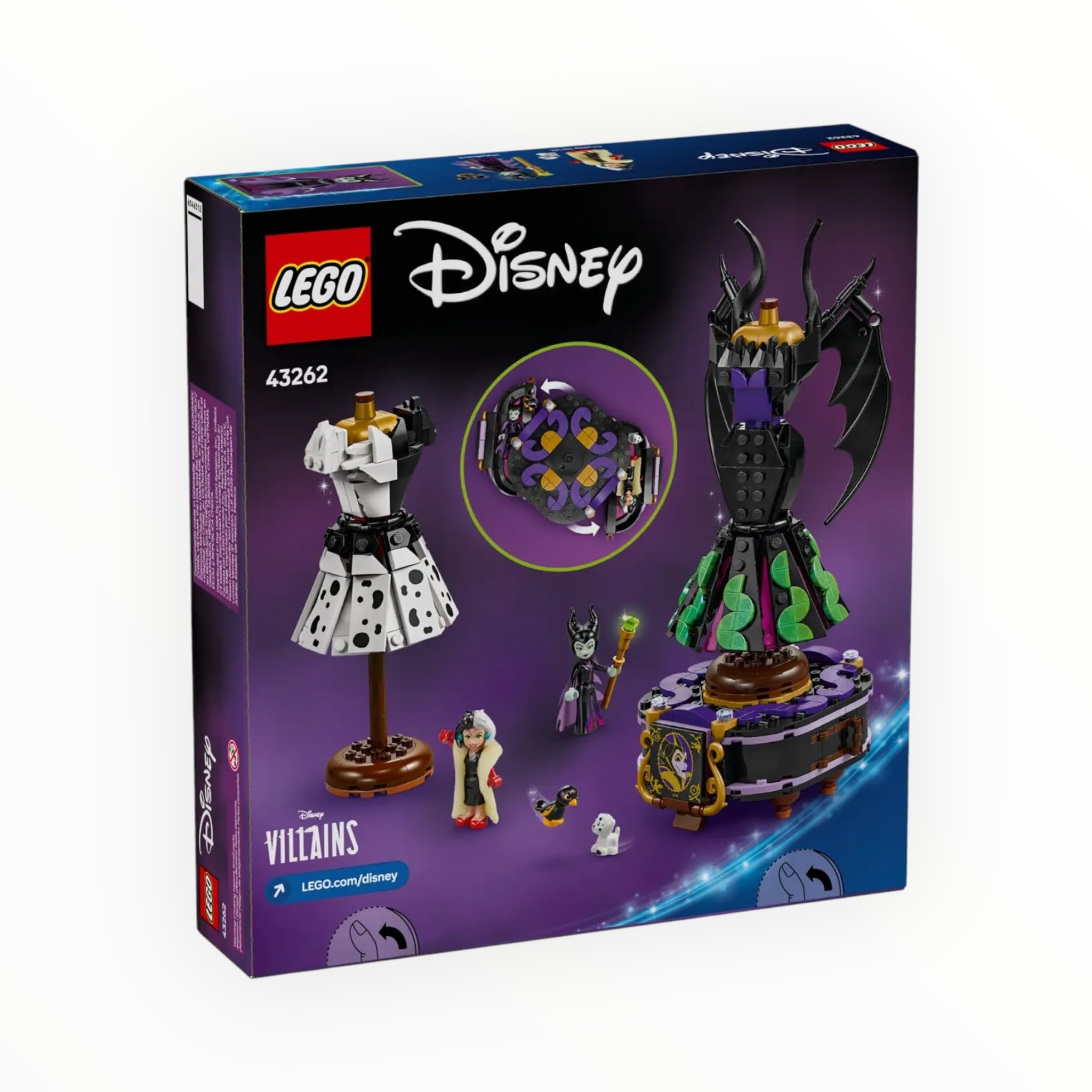 43262 Disney Maleficent's and Cruella De Vil's Dresses