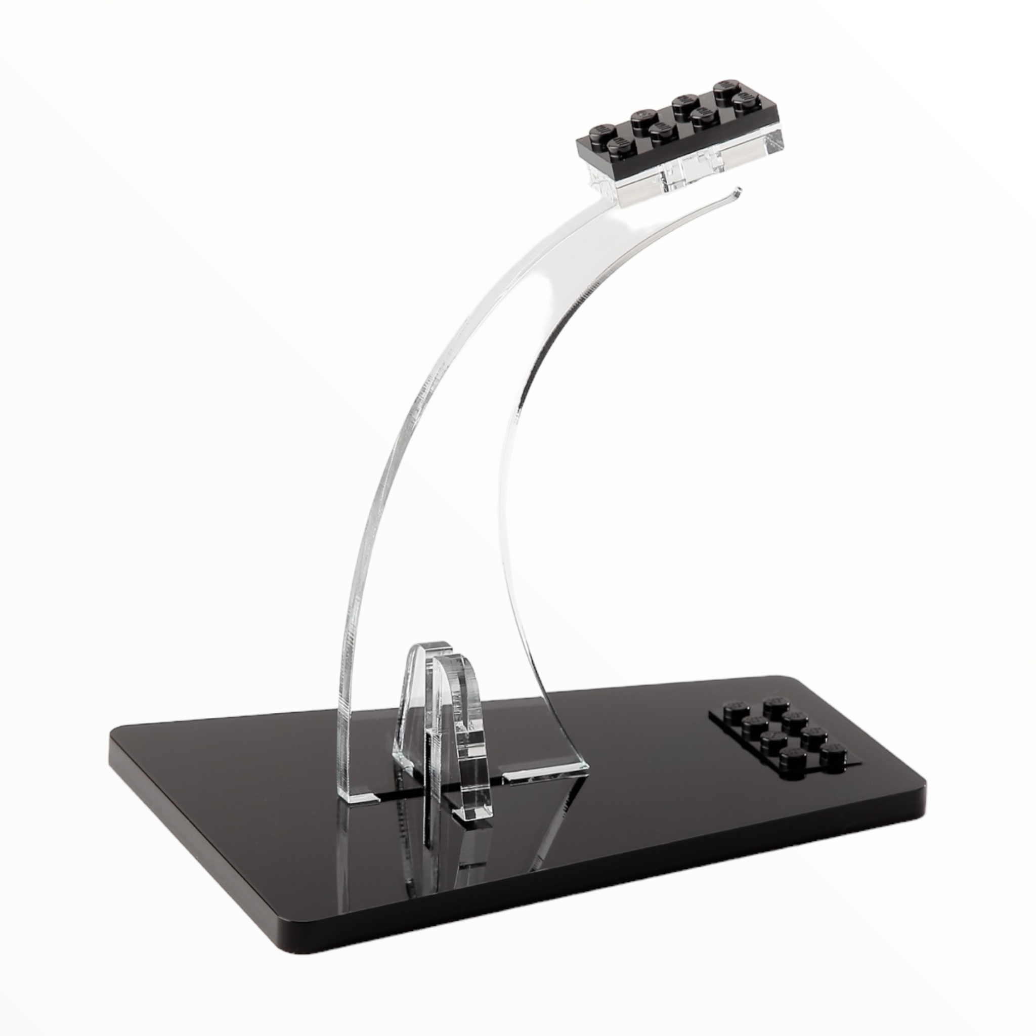 Tricked Out Bricks Classic 15 Display Stand (black base)