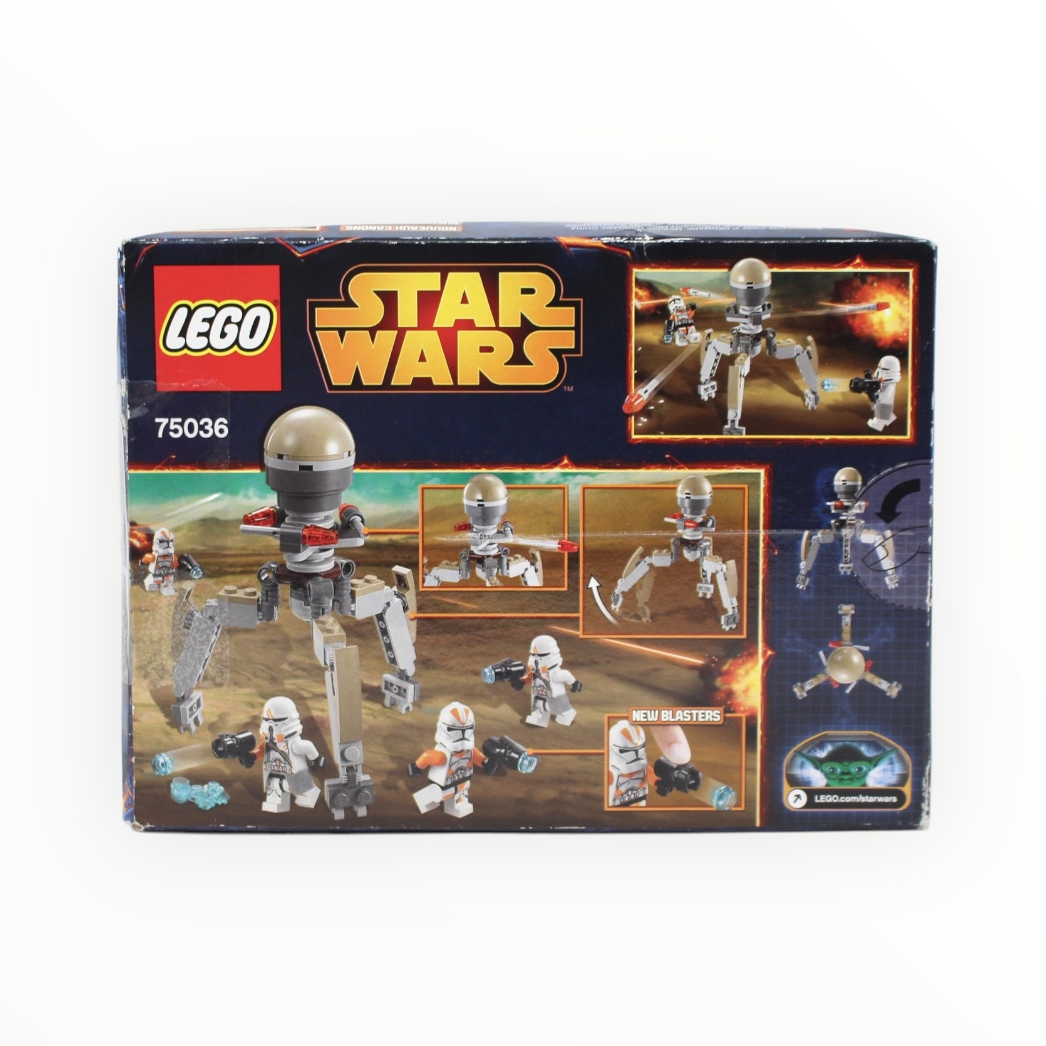 Certified Used Set 75036 Star Wars Utapau Troopers (open box, sealed bags, damaged box)