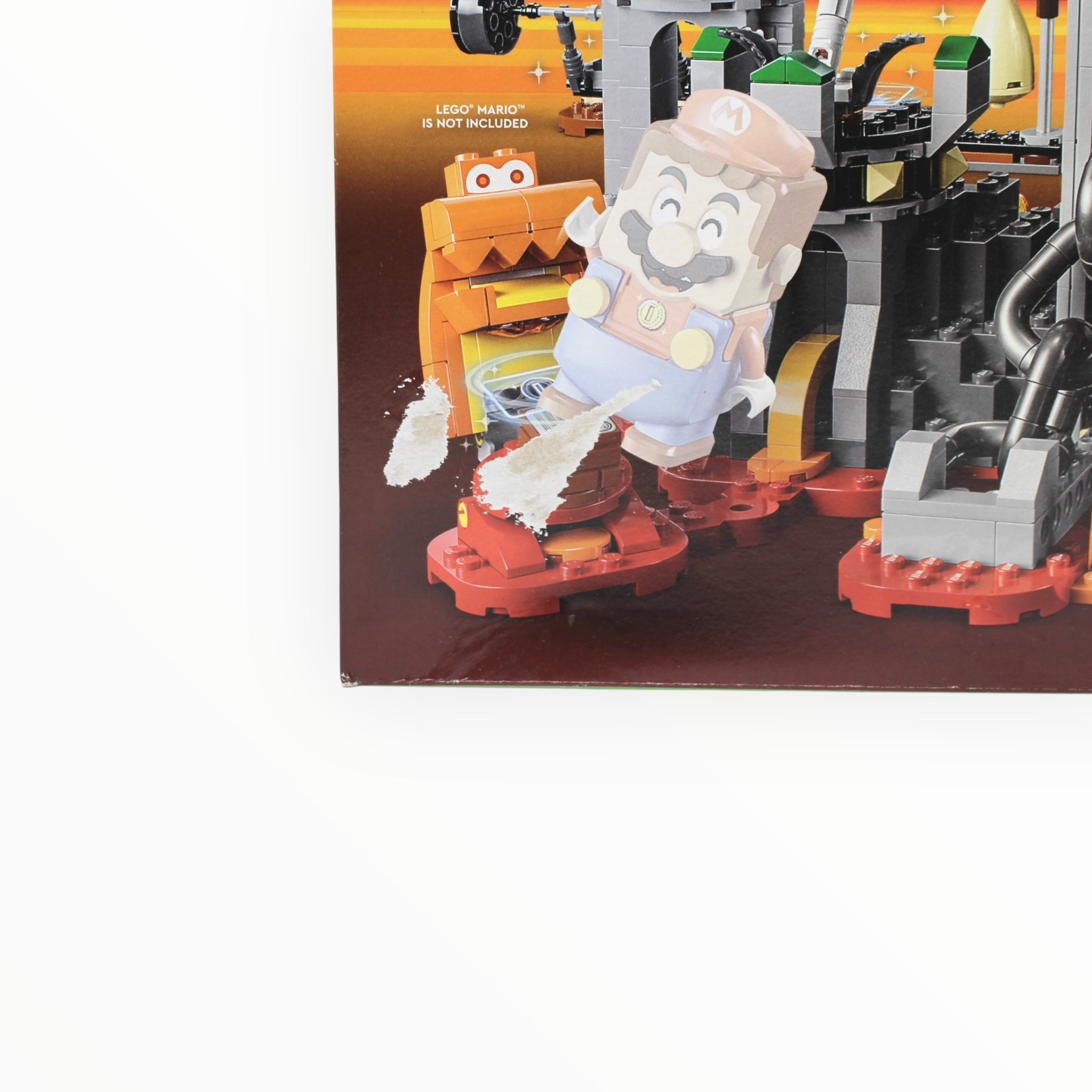 Retired Set 71423 Super Mario Dry Bowser Castle Battle (slight box damage)