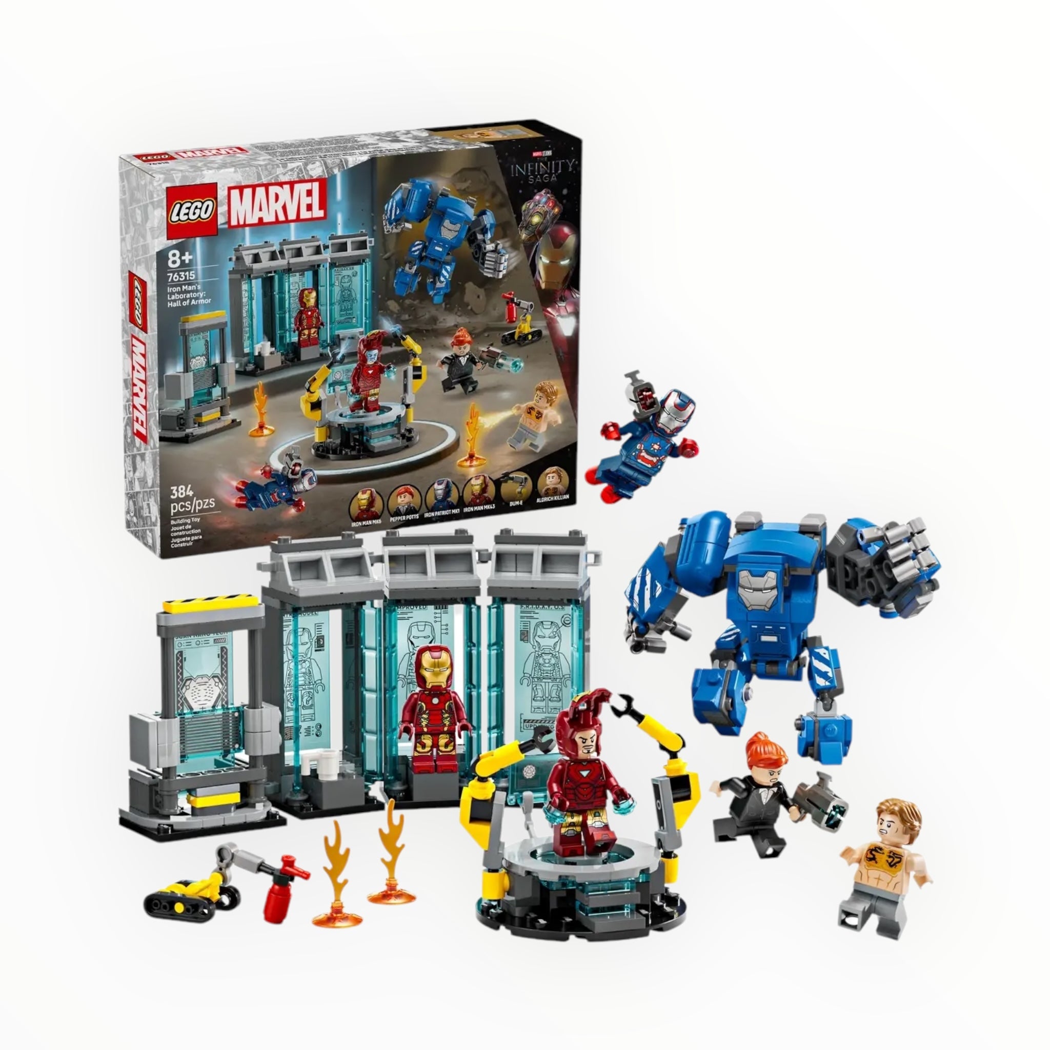 76315 Marvel Iron Man’s Laboratory: Hall of Armor