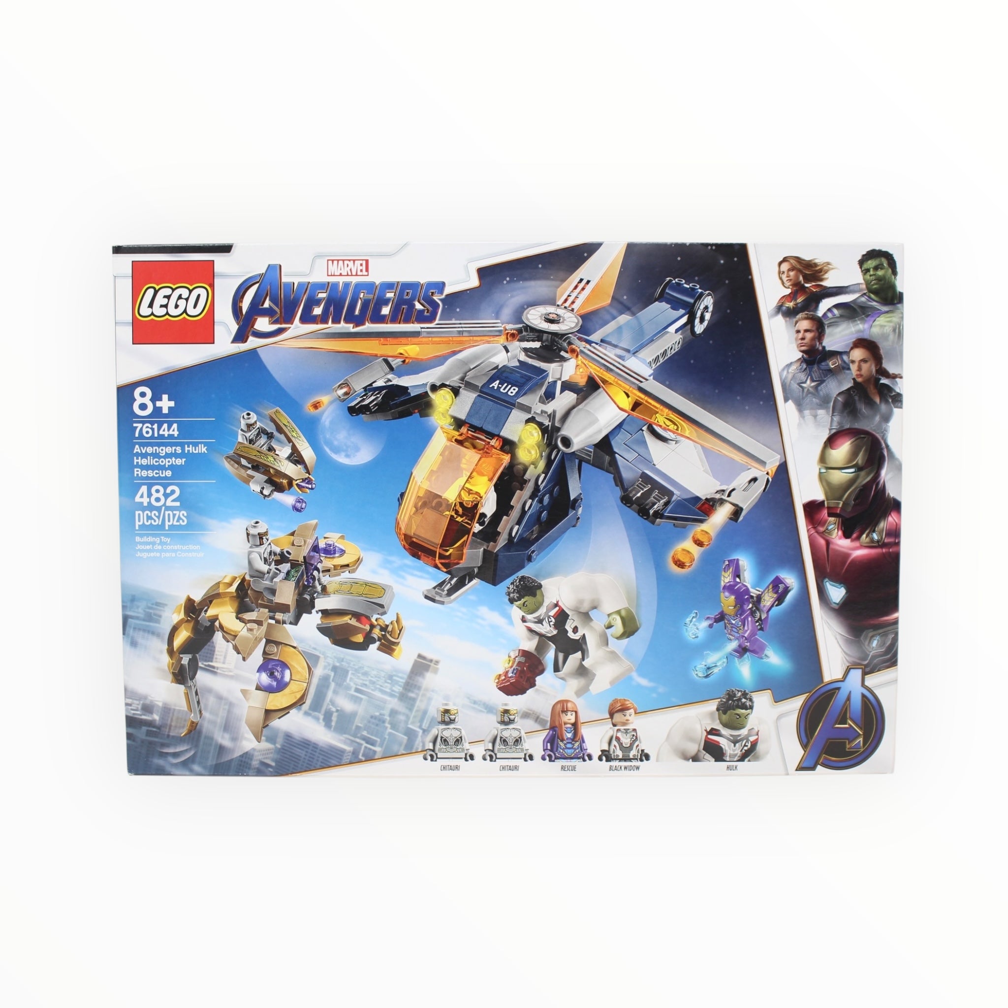 Retired Set 76144 Marvel Avengers Hulk Helicopter Rescue (slight box damage)