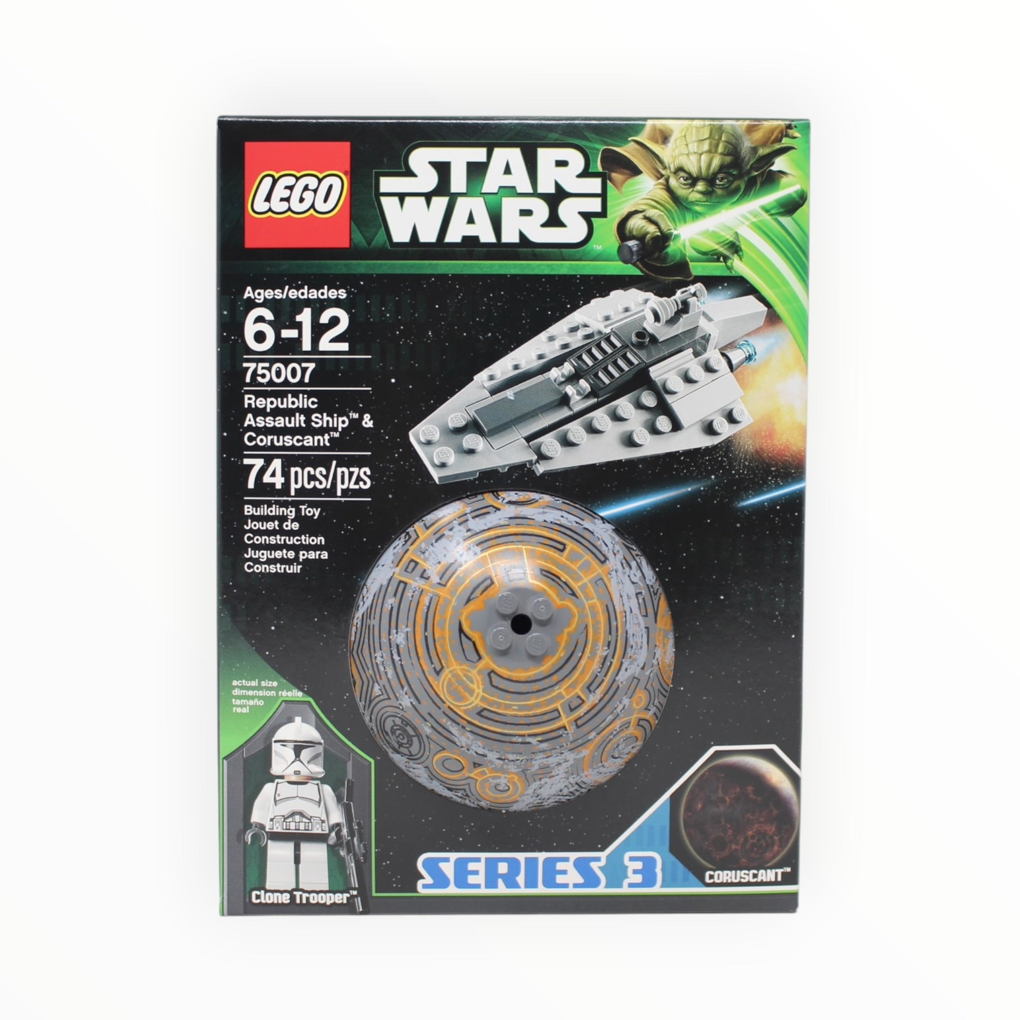Retired Set 75007 Star Wars Republic Assault Ship & Coruscant