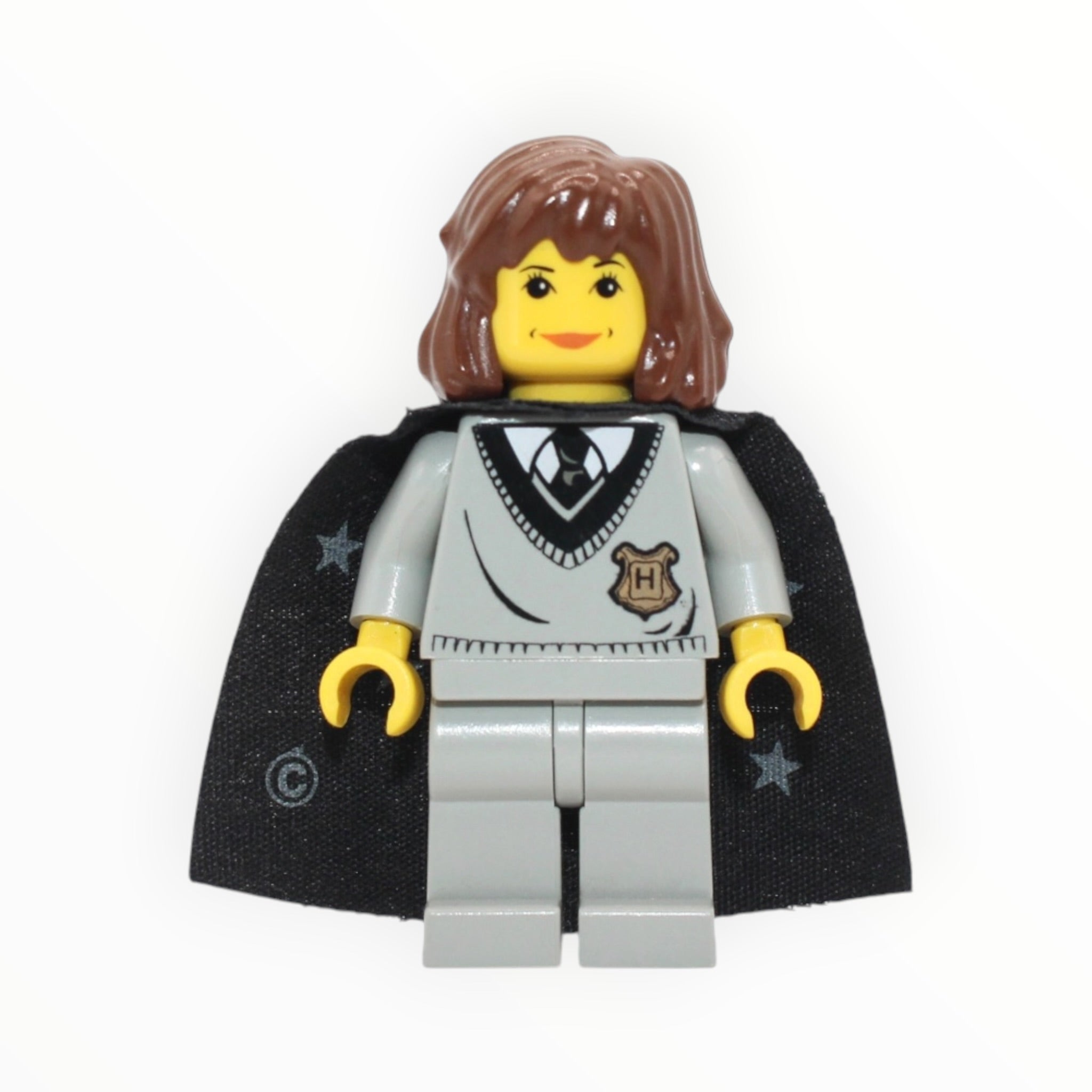 Hermione Granger (Hogwarts sweater, star cape, yellow skin)