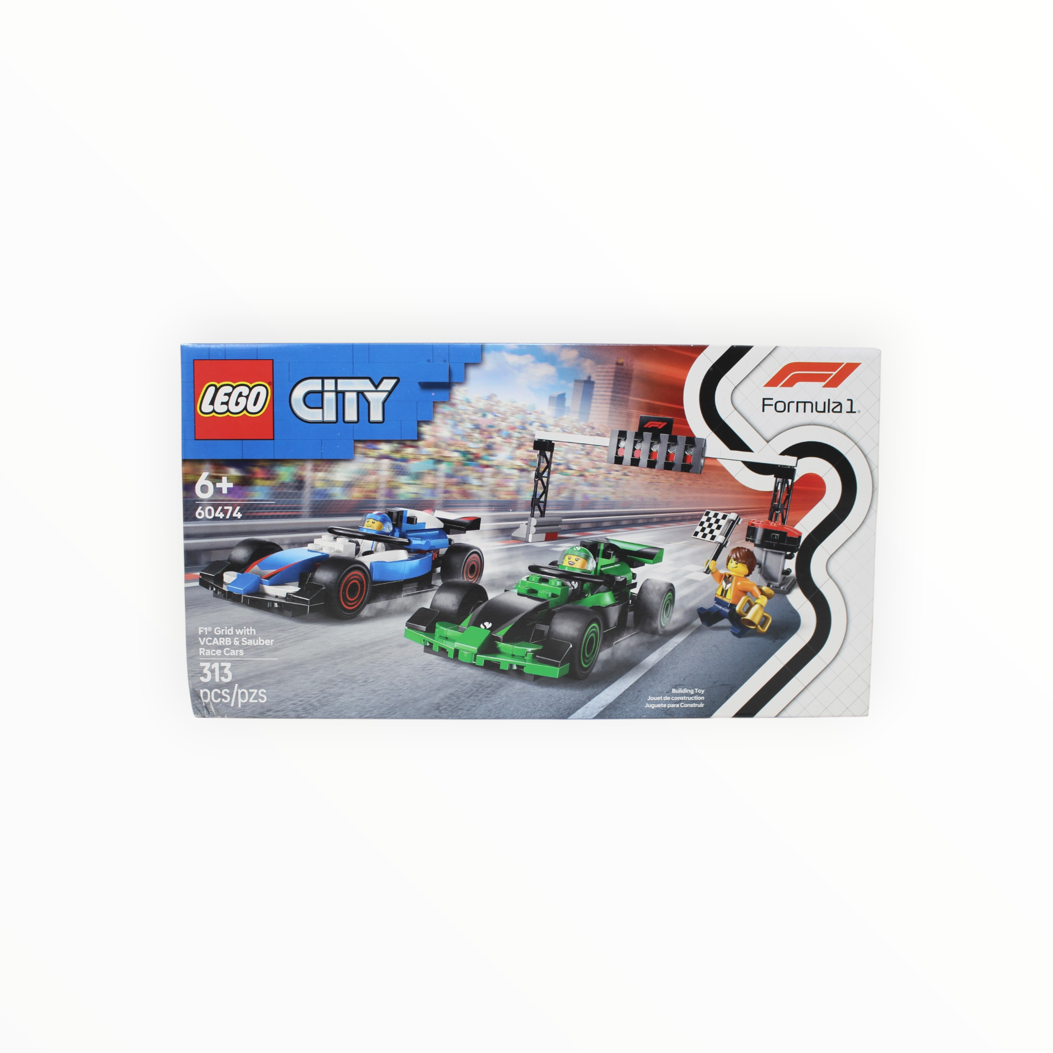 Retired Set 60474 City F1 Grid with VCARB & Sauber Race Cars (slight box damage)