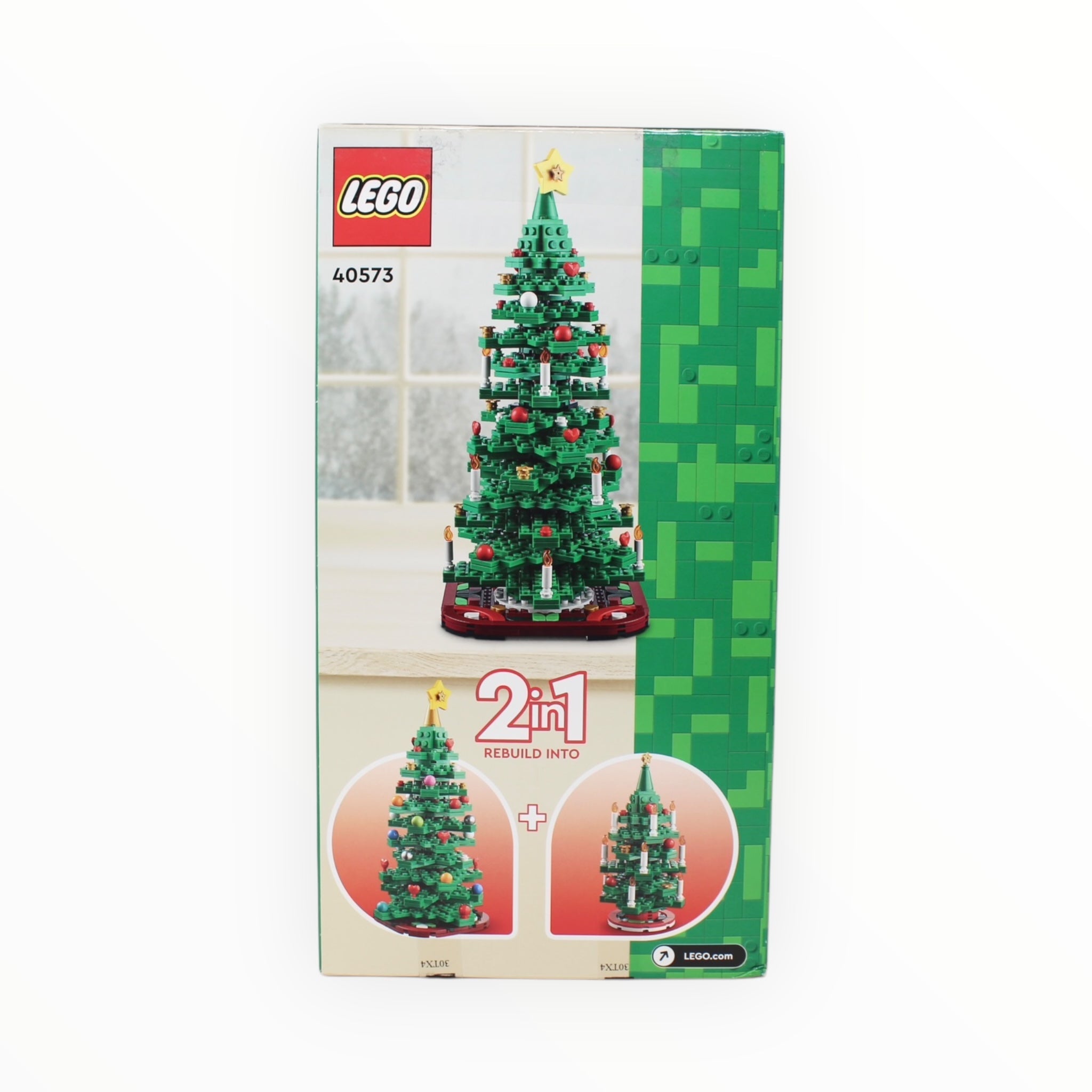 Certified Used Set 40573 LEGO Christmas Tree (2022, open box, sealed bags)