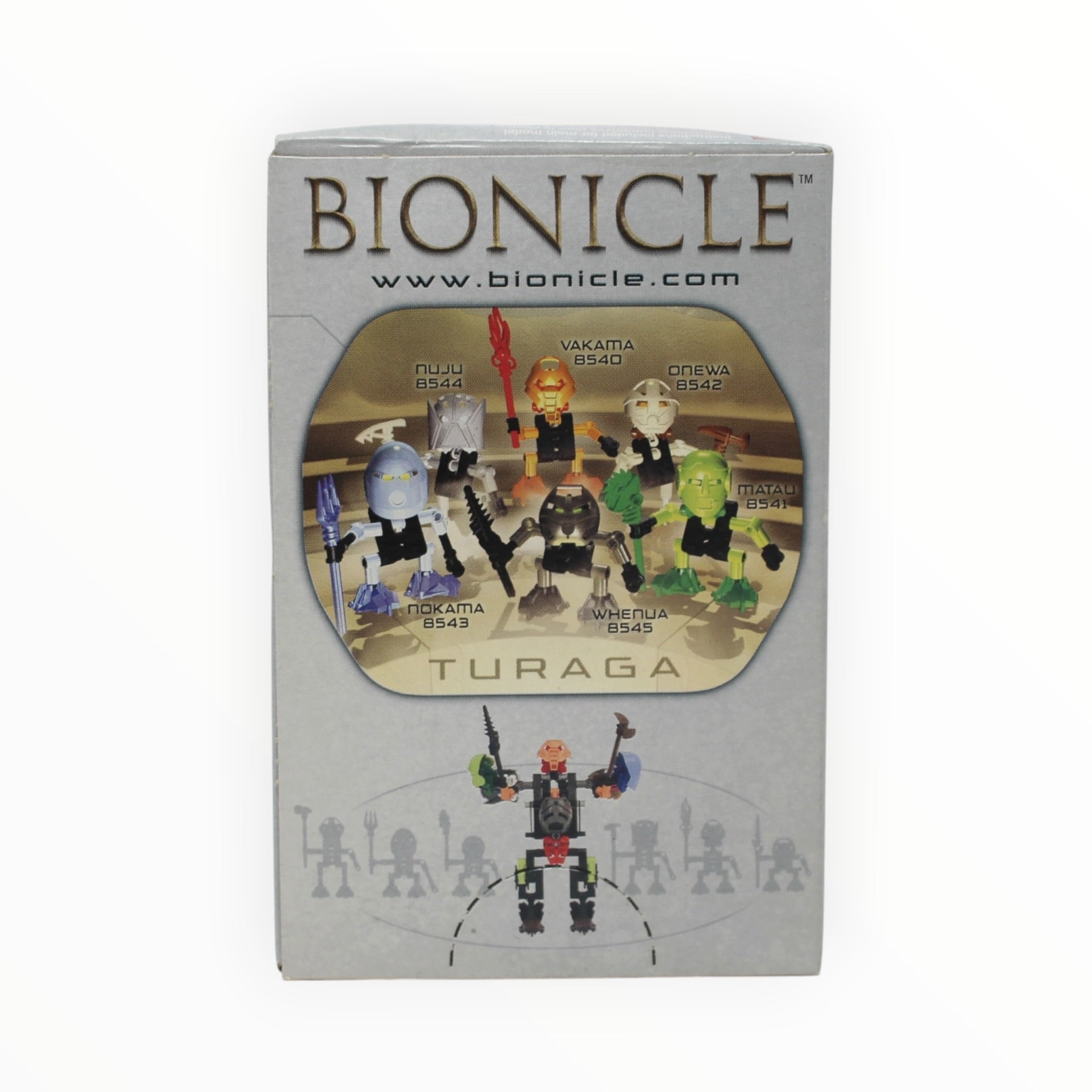 Retired Set 8543 Bionicle Turaga Nokama (slight box damage)