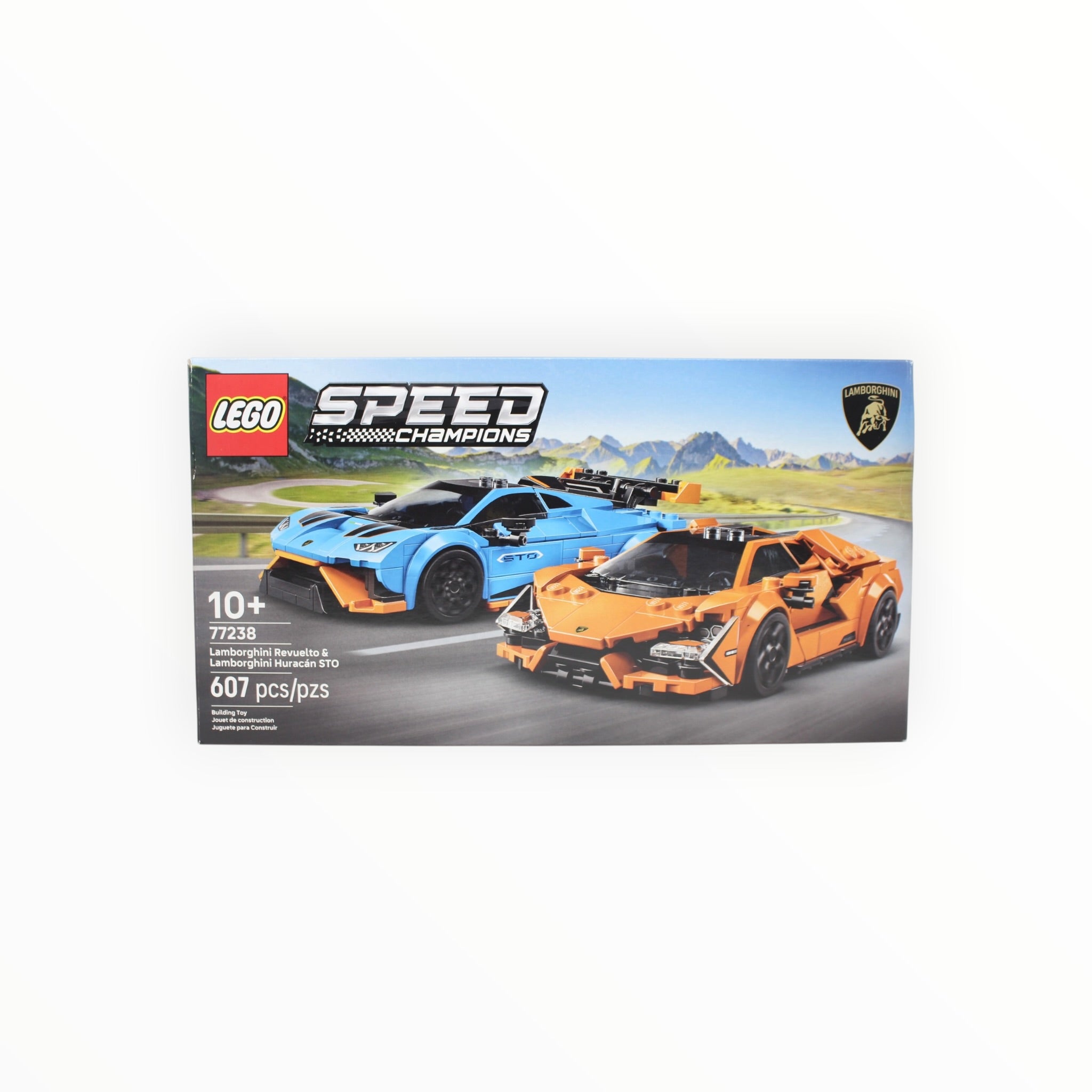 Certified Used Set 77238 Speed Champions Lamborghini Revuelto & Lamborghini Huracán STO