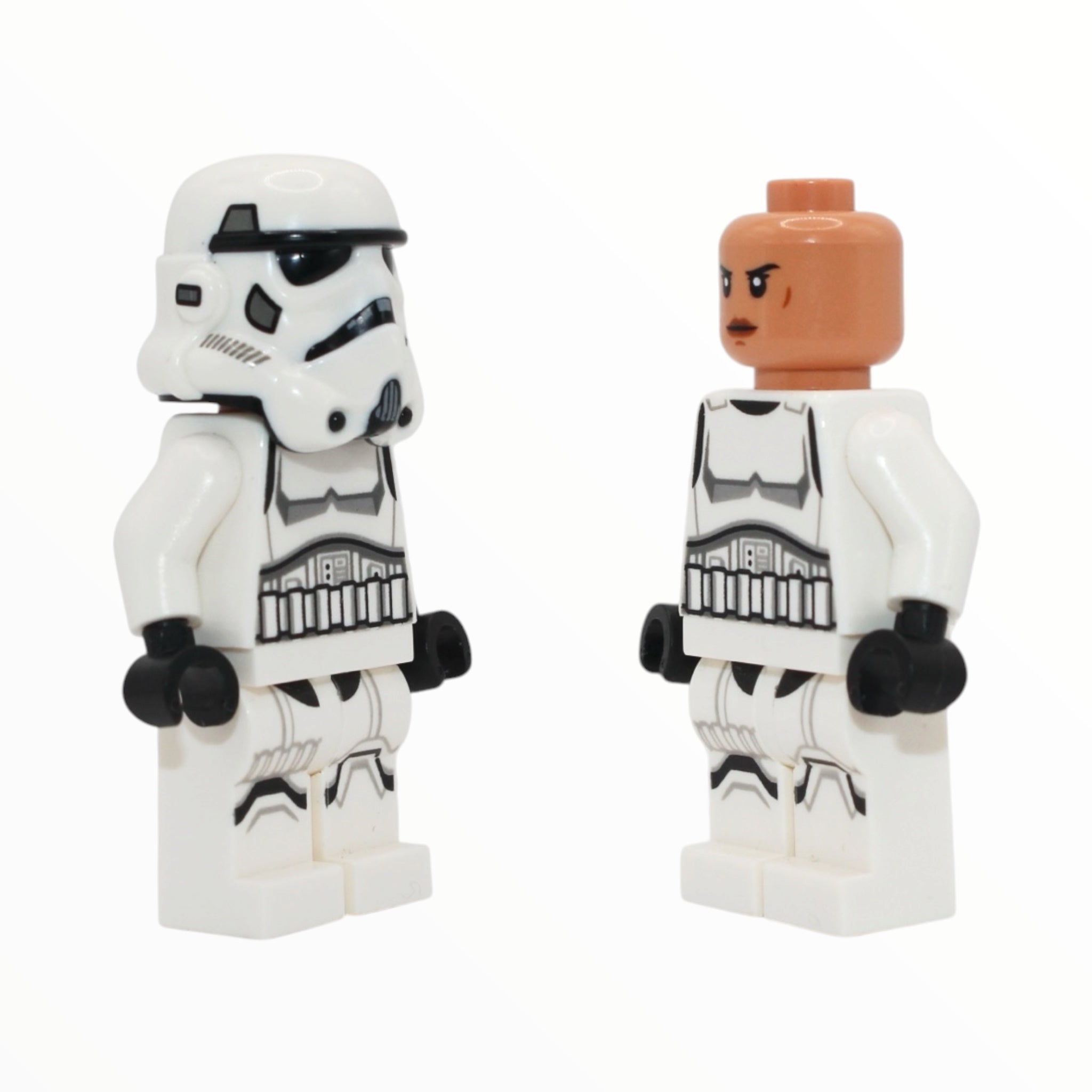 Stormtrooper (dual-molded helmet, detailed torso and legs, female nougat head, 2023)
